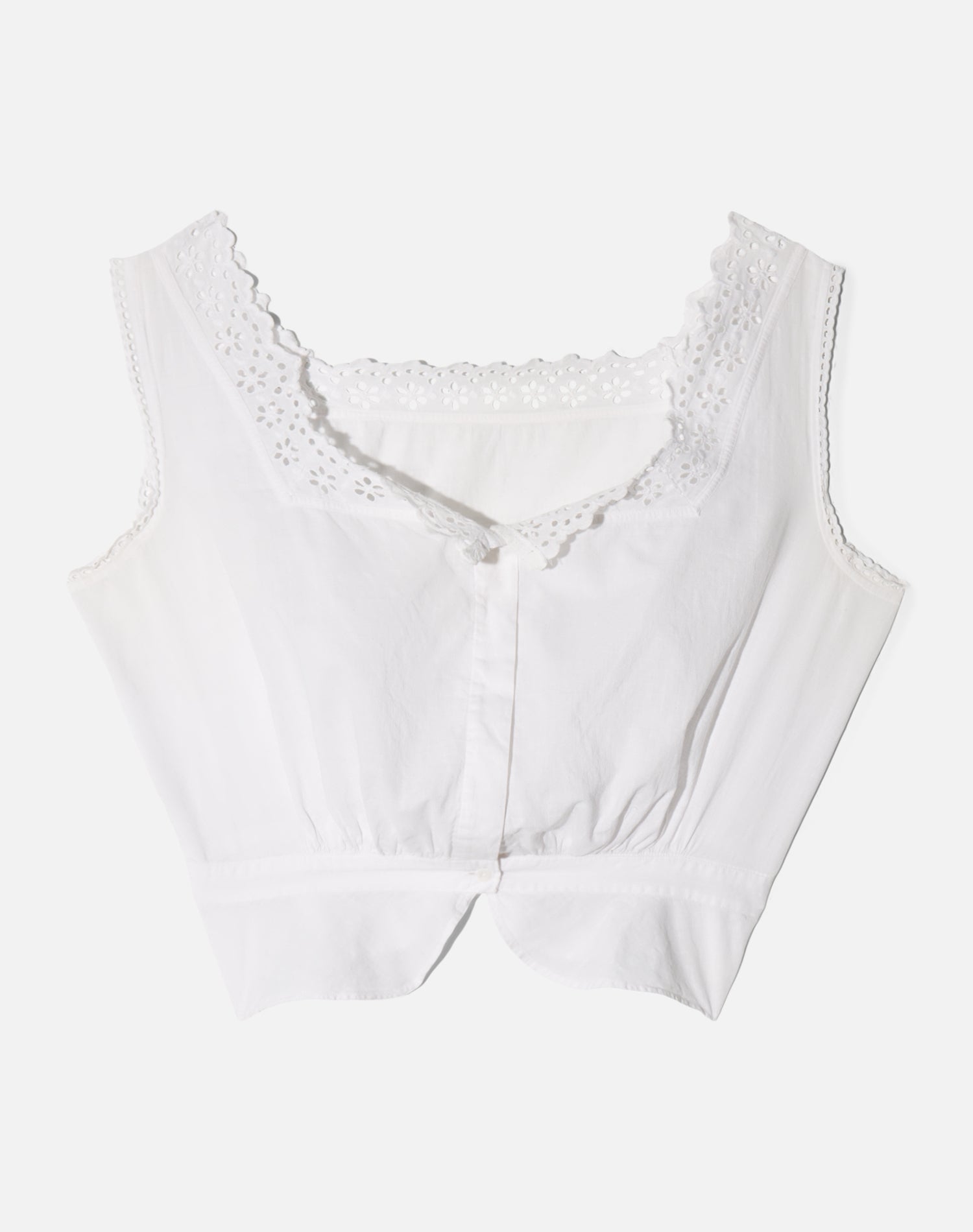 Vintage Edwardian Era Cotton Top - #1525