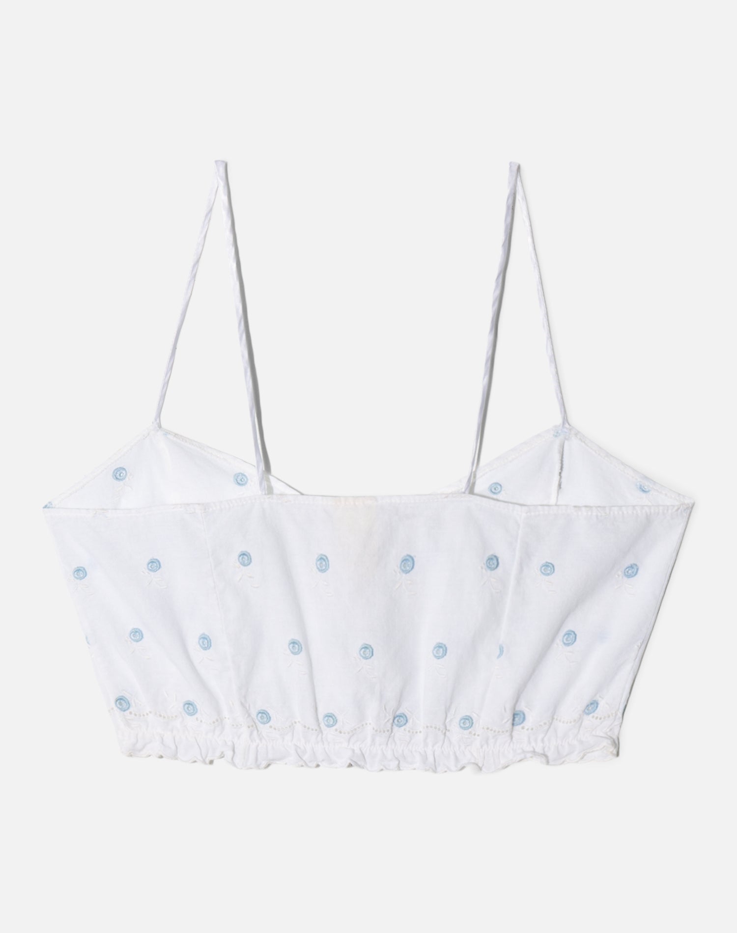 Vintage 80s Cotton Bralette - #1608