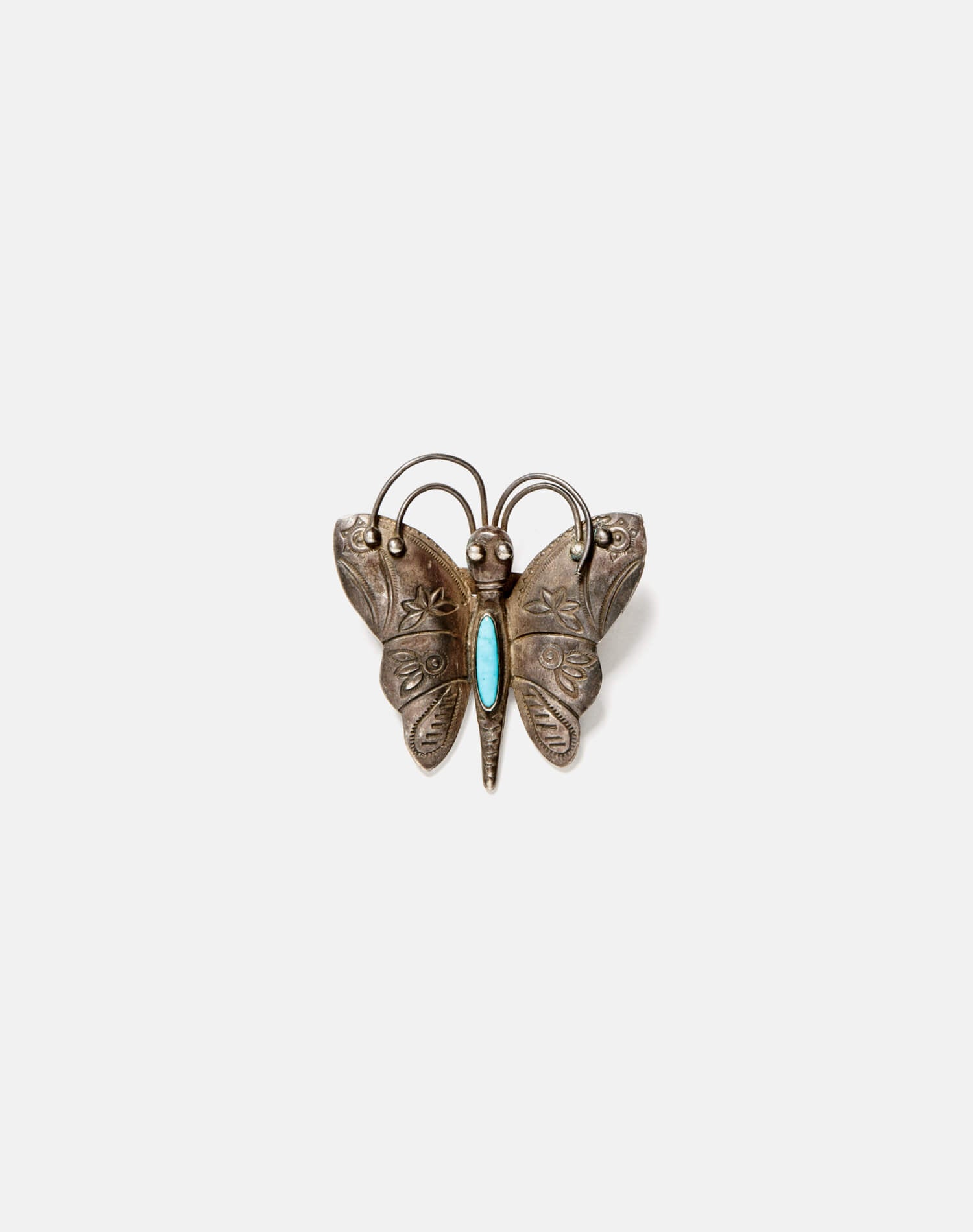 70s Sterling Navajo Butterfly Pin