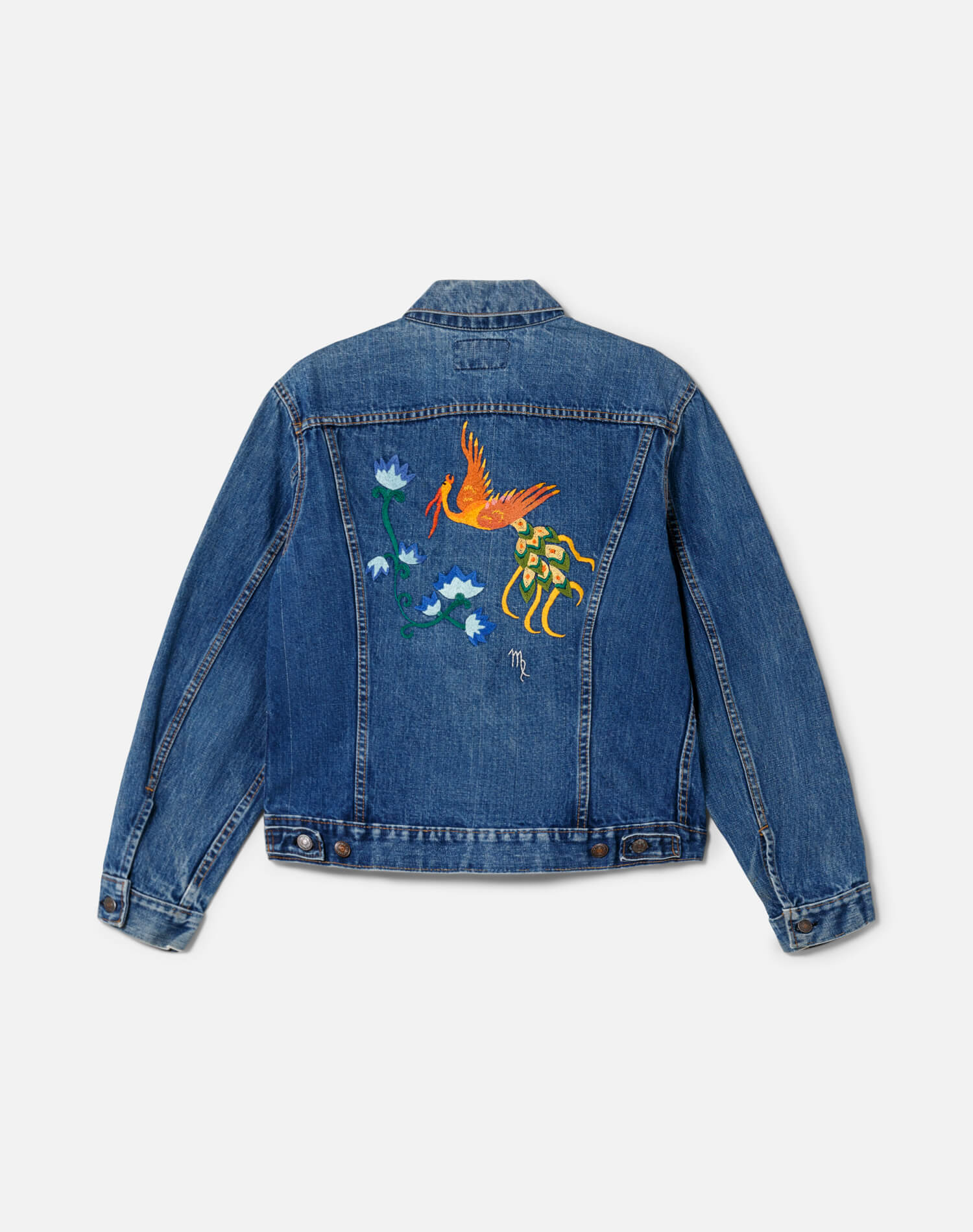 60s Big E Levi's Embroidered Jacket