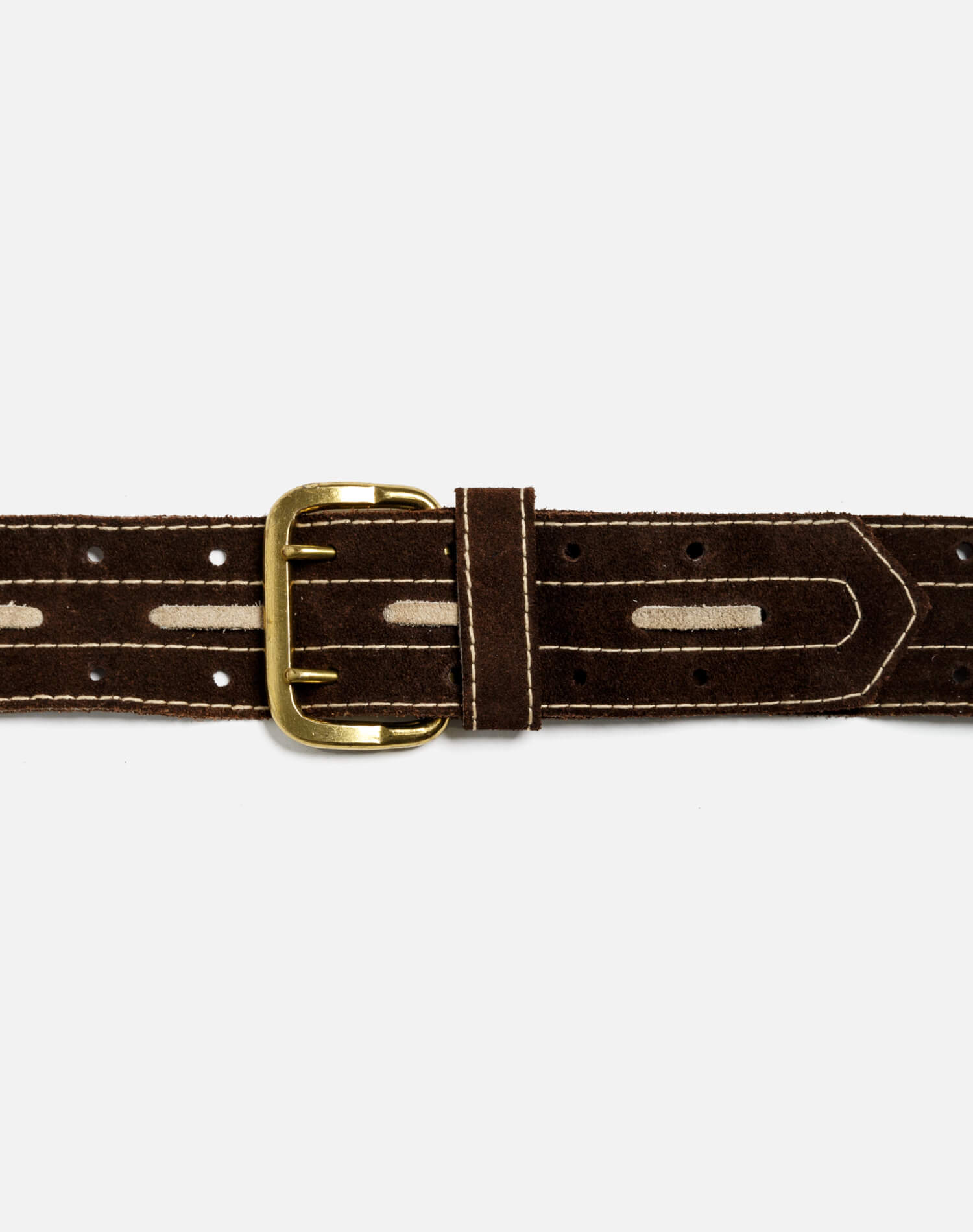 70s Two Tone Suede Belt