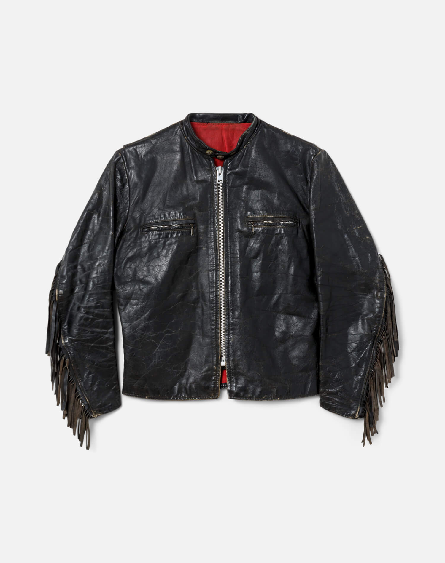 60s Harley Leather Fringe Jacket- #22