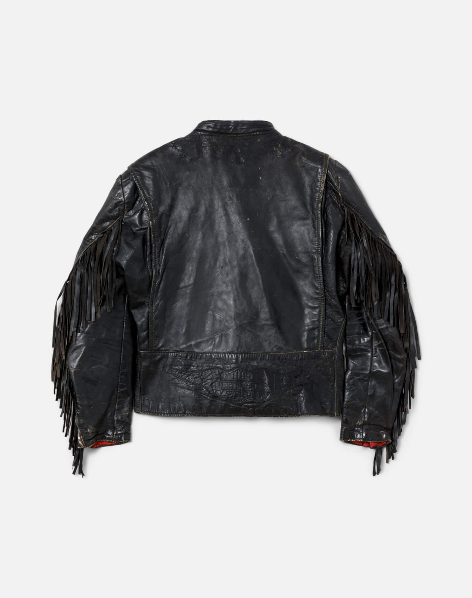 60s Harley Leather Fringe Jacket- #22