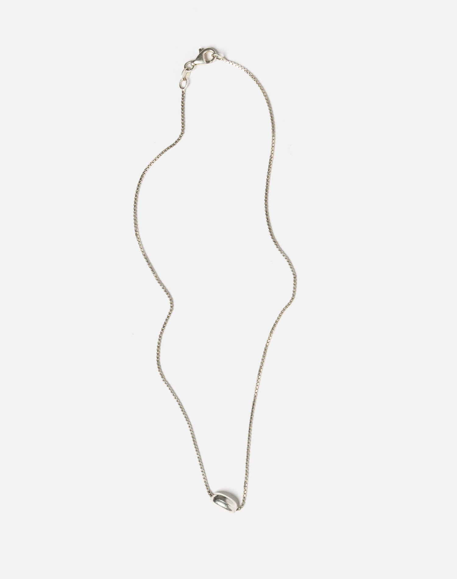 90s Bean Pendant Necklace  -#1025