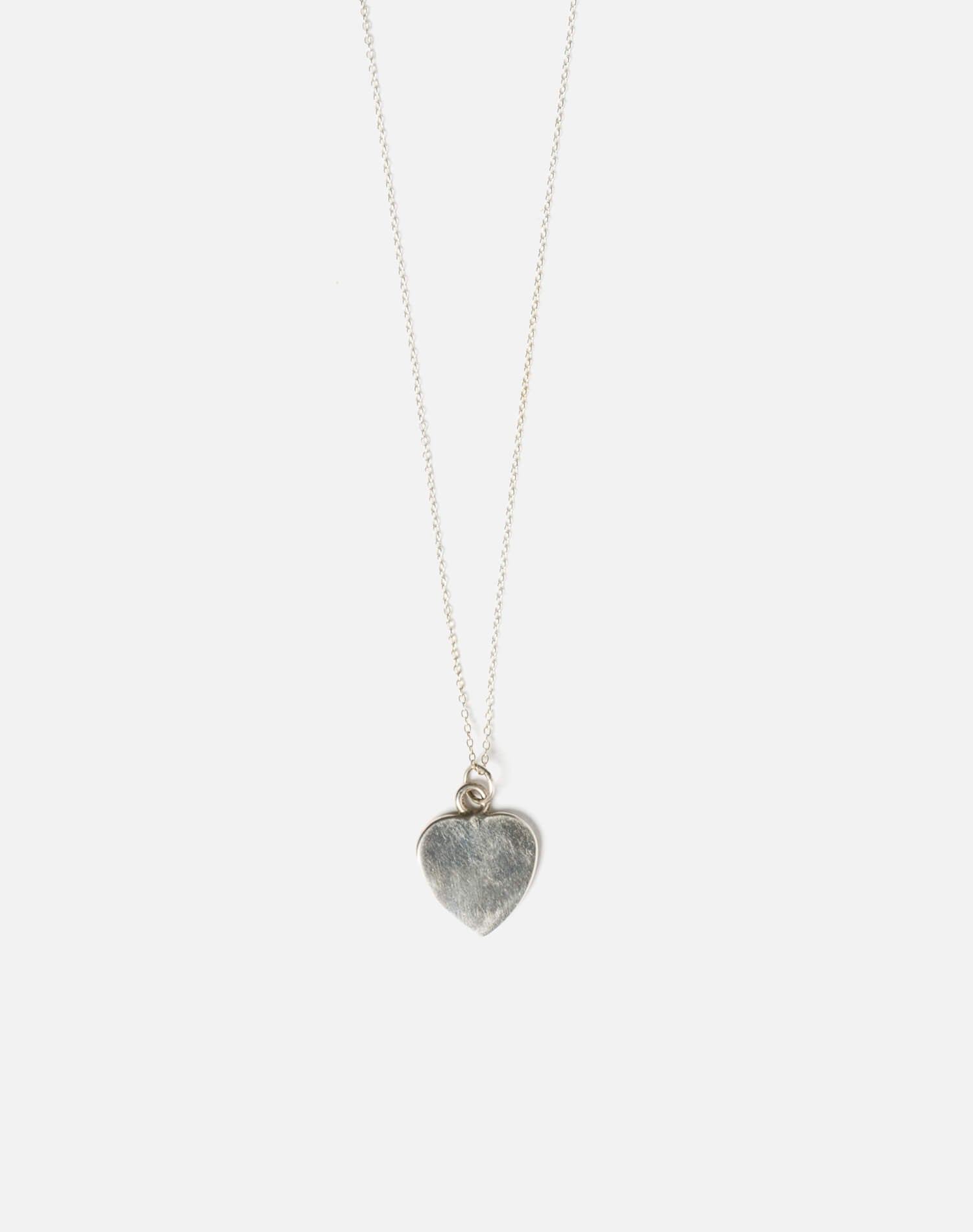90s Medium Heart Pendant Necklace -#1030