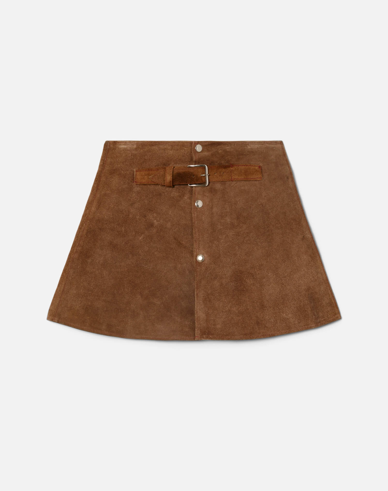 70s Suede Skirt -#1268