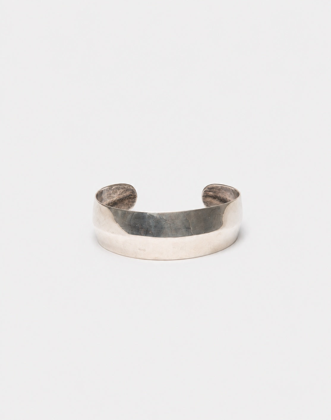 80s Ridged Sterling Cuff  -#1361