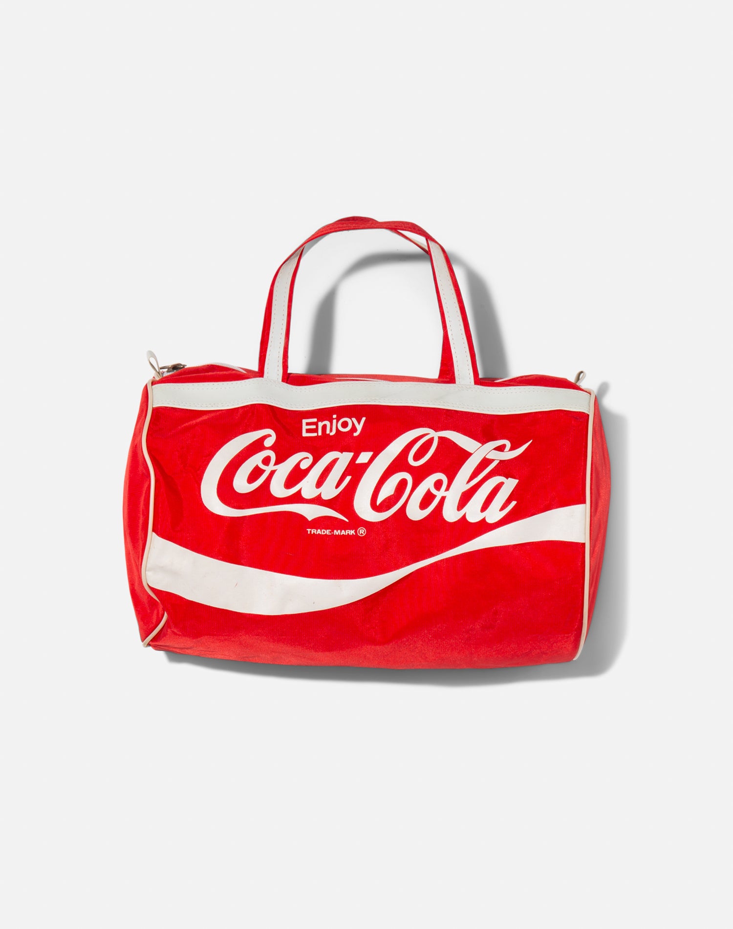 Vintage 80s Coca Cola Nylon Pool Duffle Bag -#1407