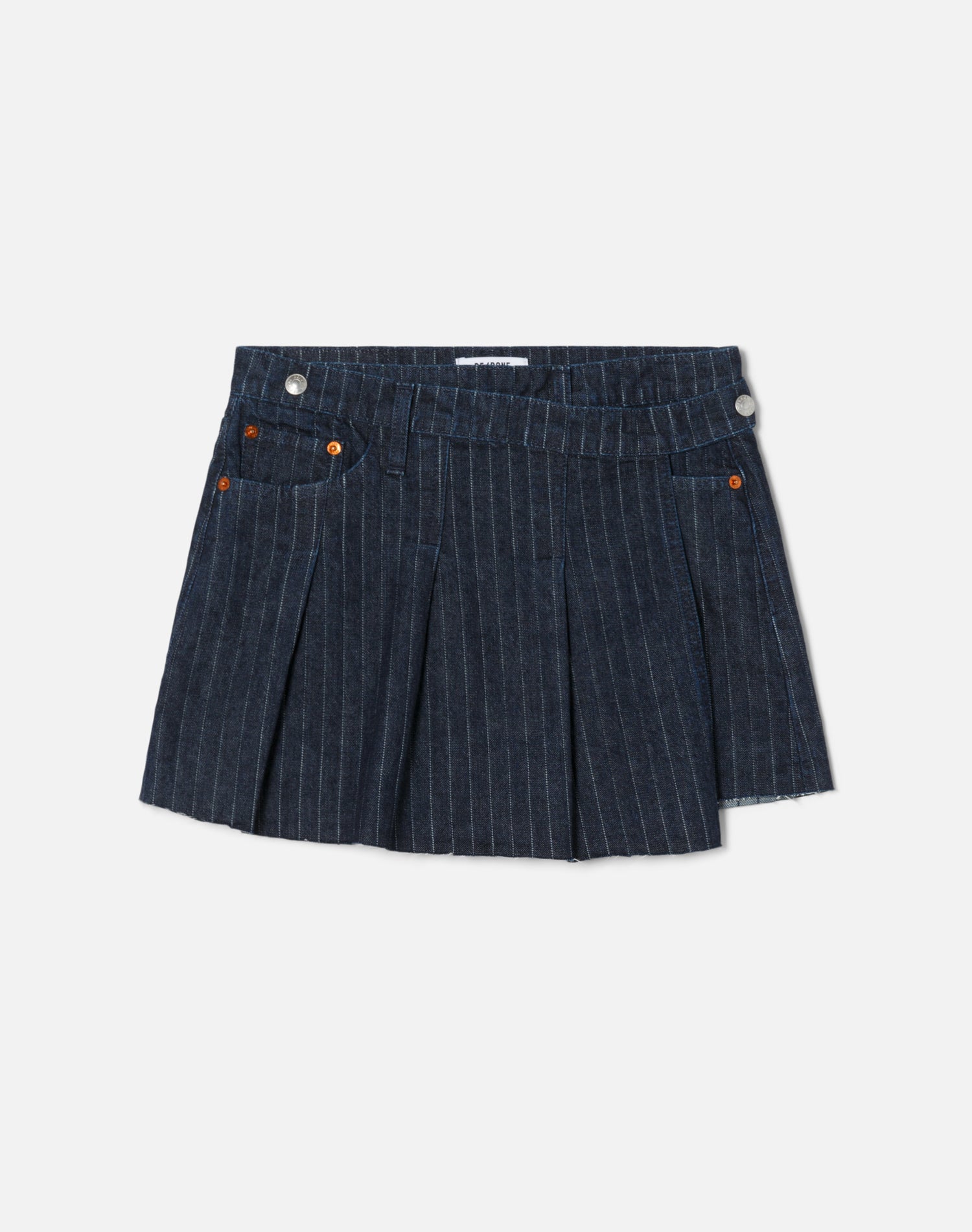 Tennis Wrap Skirt - Indigo Pin