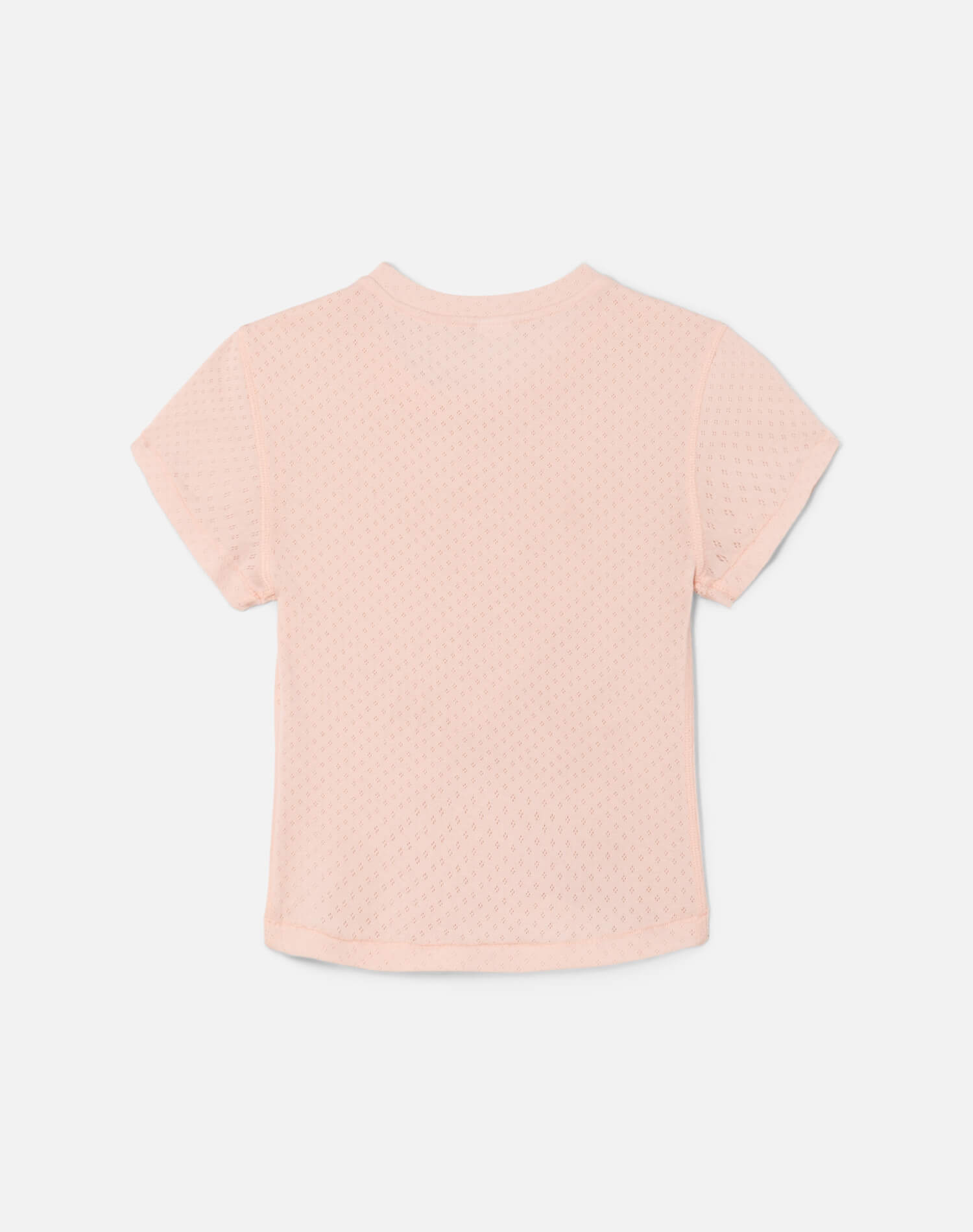 90s Baby Tee - Pink Salt Honeycomb