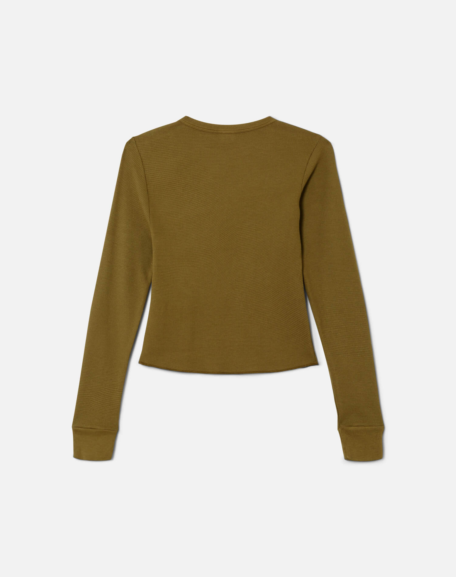 Hanes Waffle Baby Long Sleeve - Fatigue