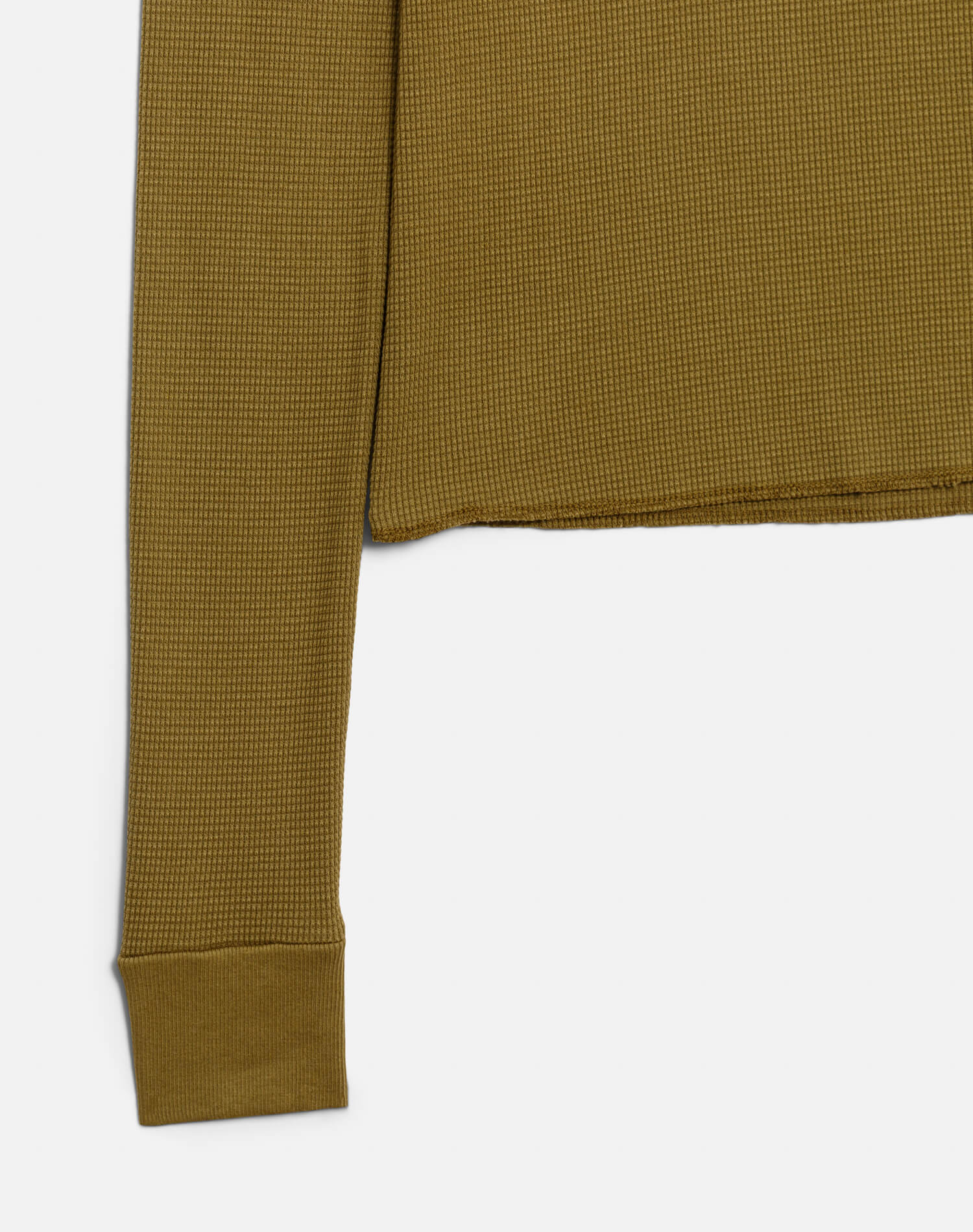 Hanes Waffle Baby Long Sleeve - Fatigue