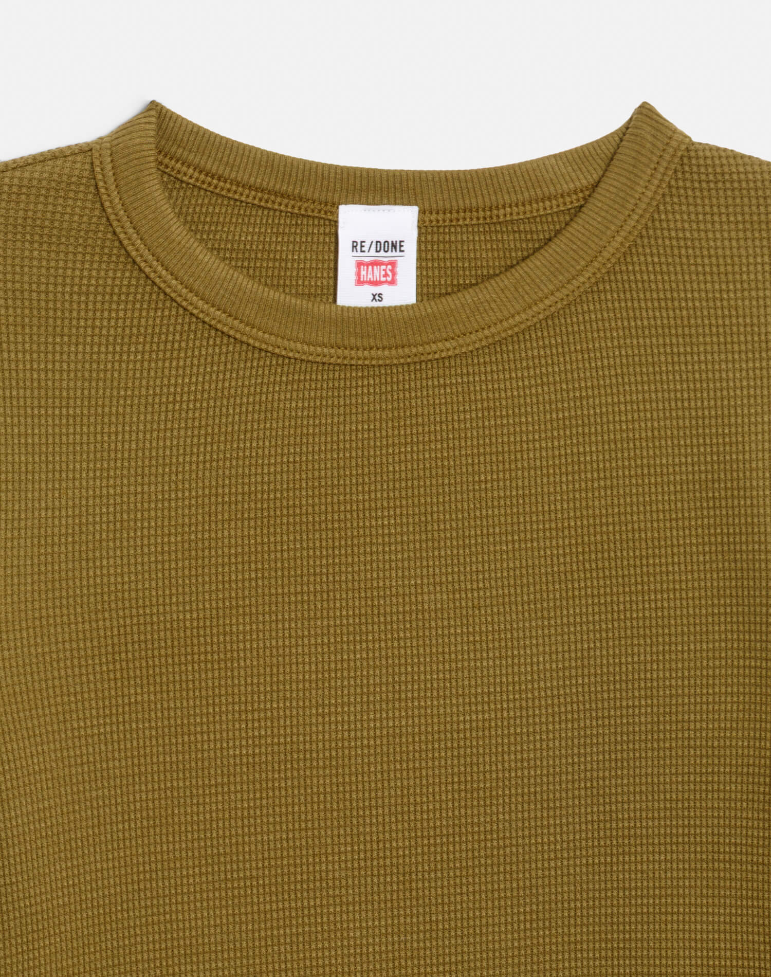 Hanes Waffle Baby Long Sleeve - Fatigue
