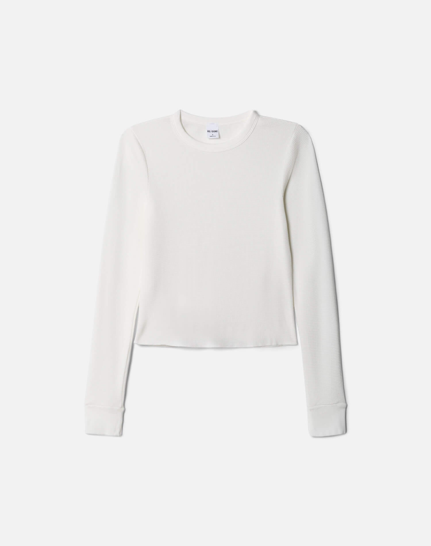 Hanes Waffle Baby Long Sleeve - Off White