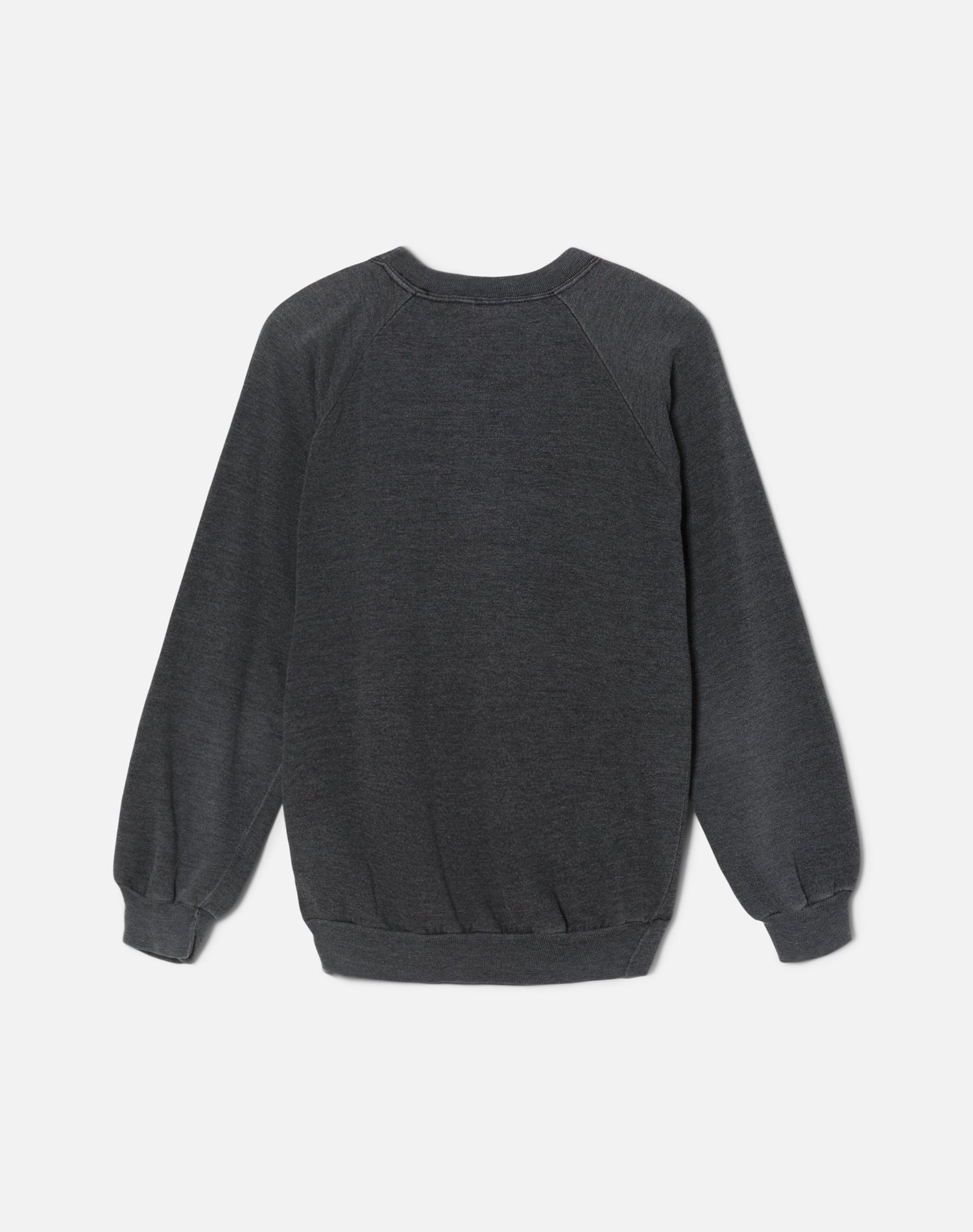 Upcycled Overdye Graphic Sweatshirt - Heathered Black