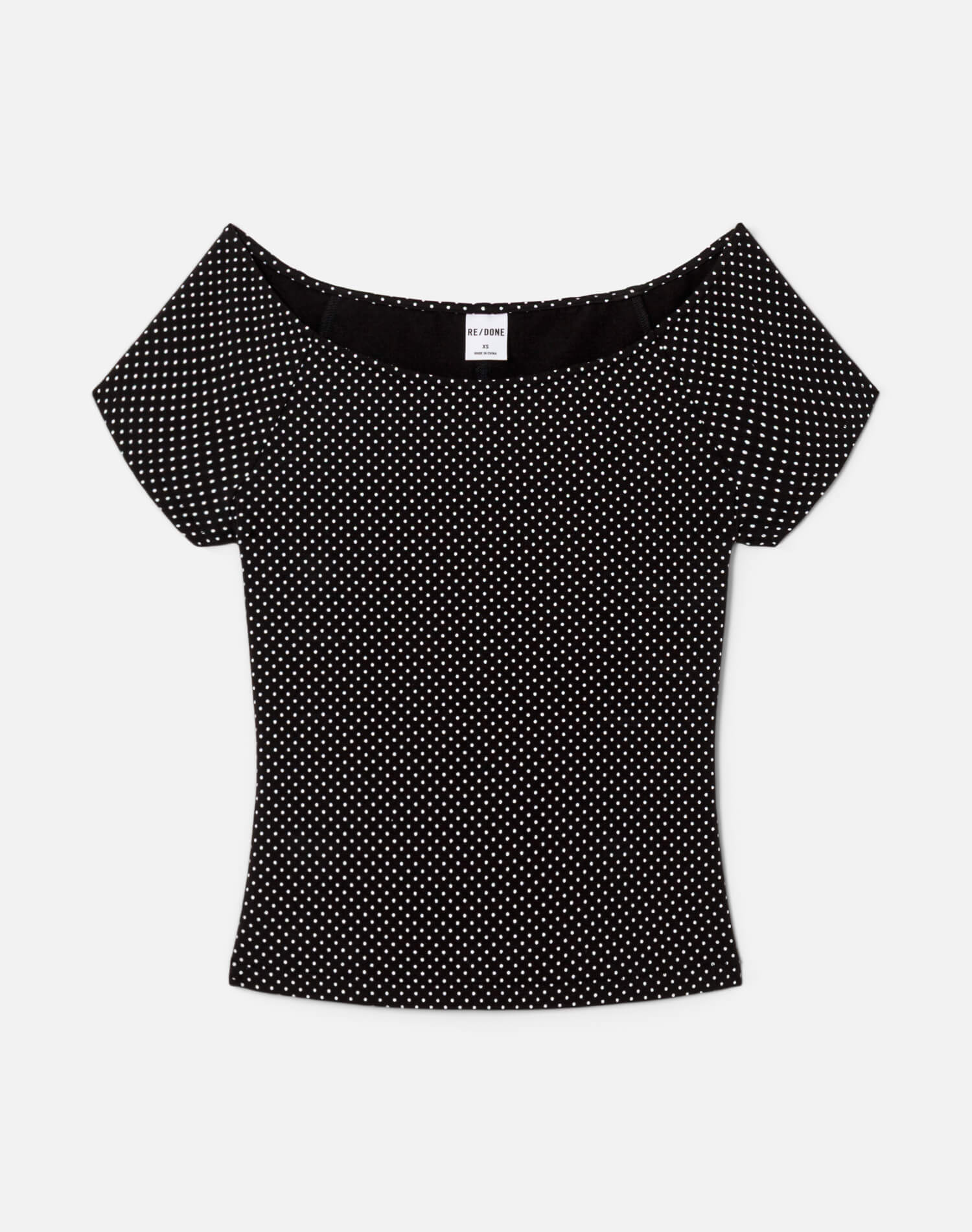 Shoulder Slim Tee - Micro Dot