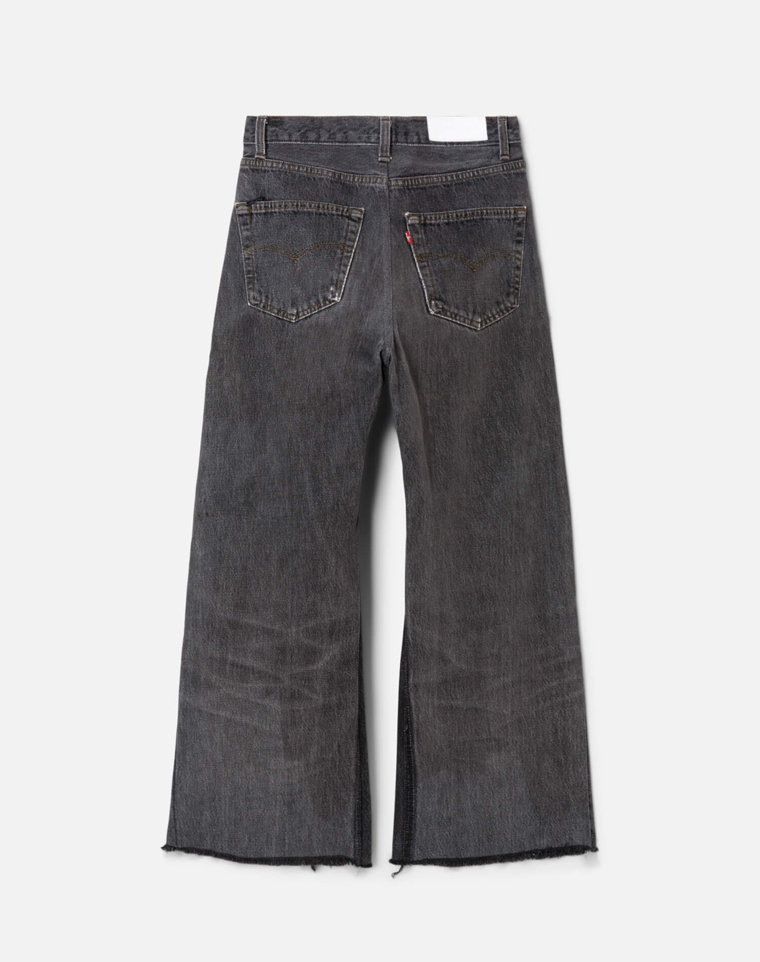 RE/DONE Levi's | No. 26HRWLCP11232302 | Black High Rise Wide Leg Crop