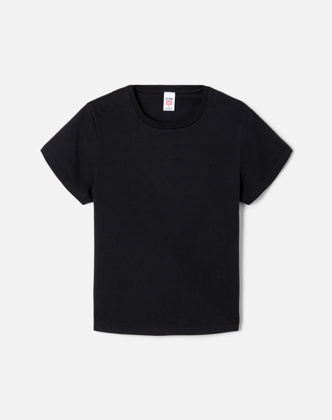 HYEON ヘヨン　hole tee/black バックオープン 371-
