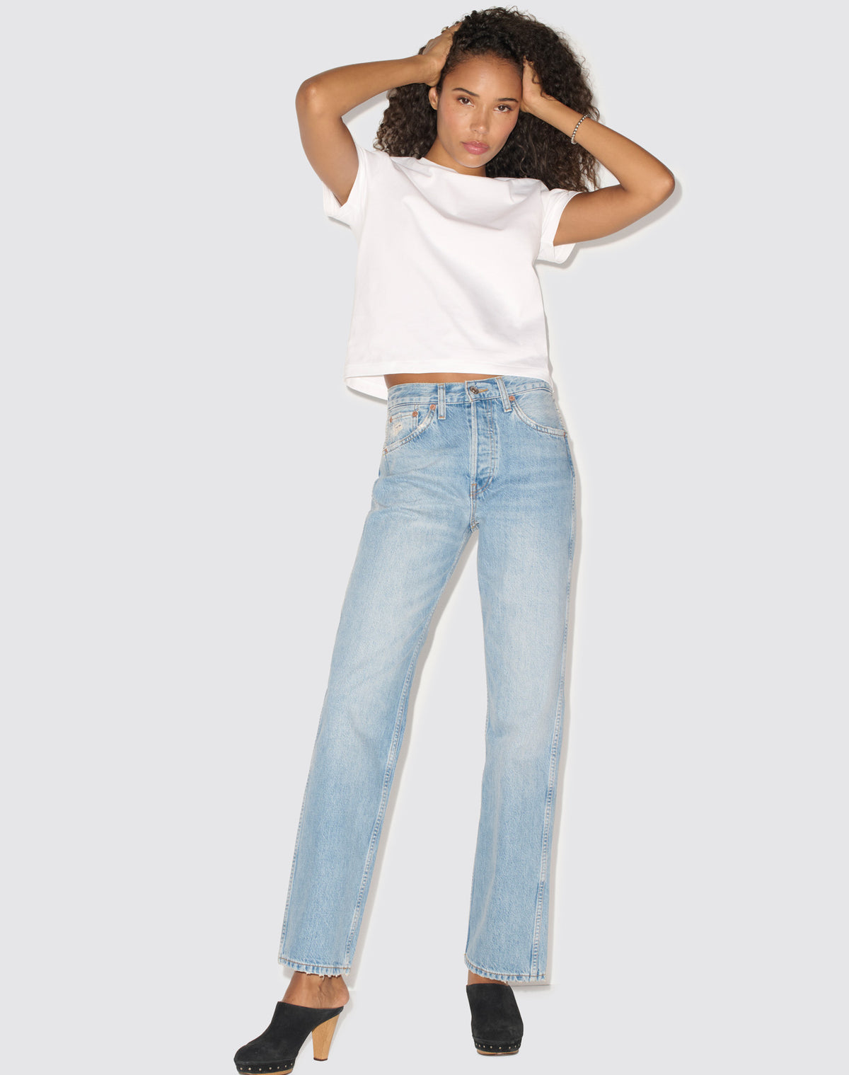 High Rise Loose - Worn Blue