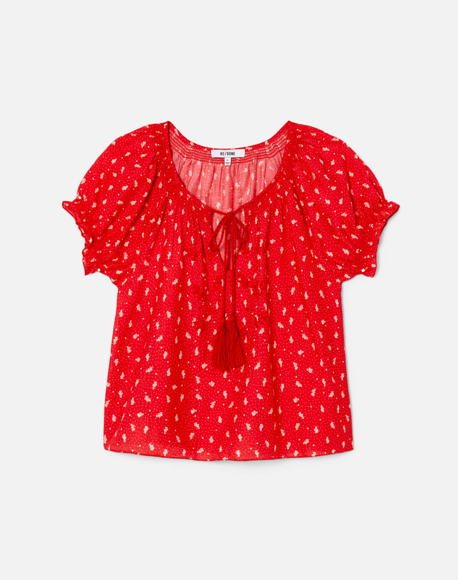 Katie Embroidered Top - Bandana