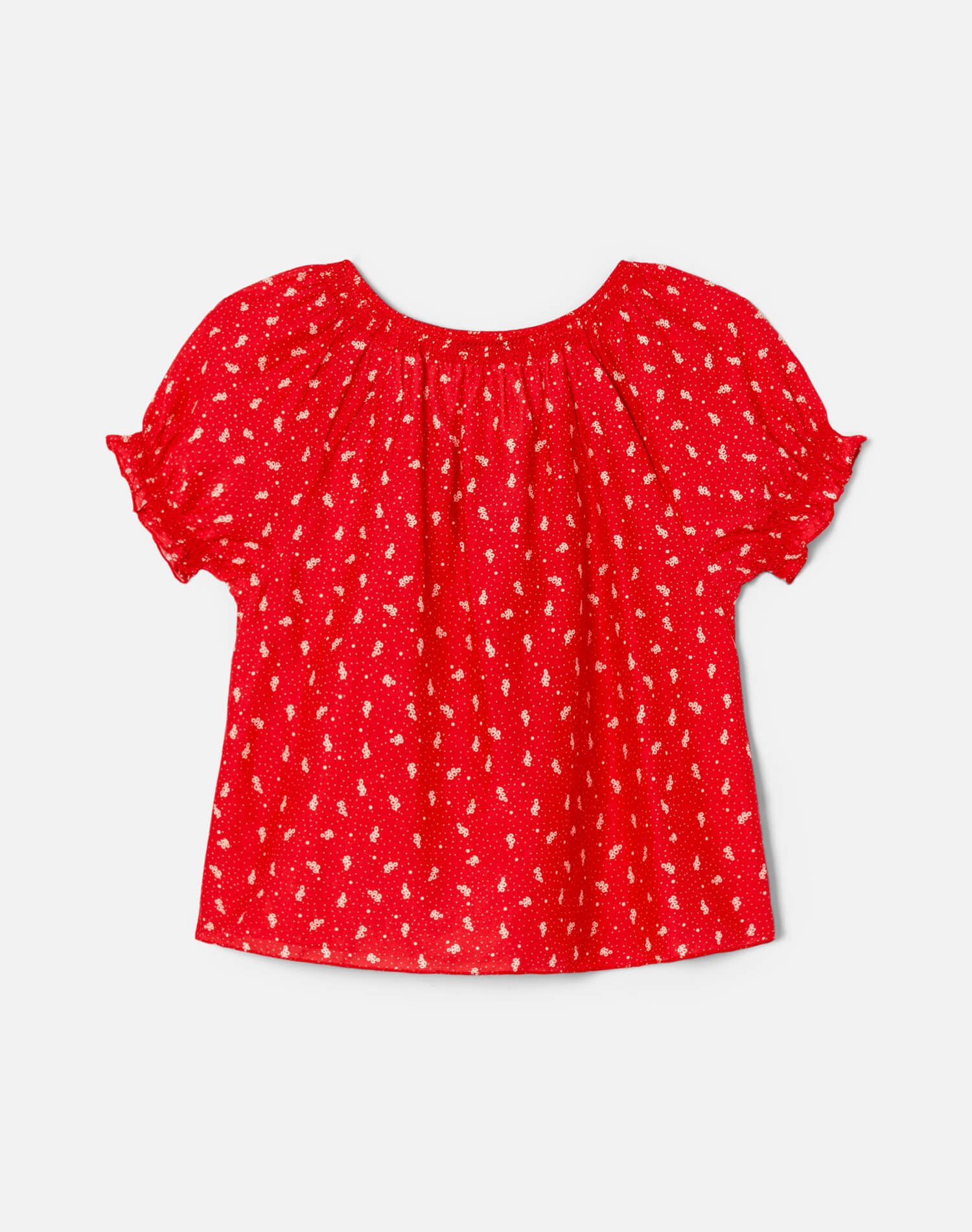 Katie Embroidered Top - Bandana