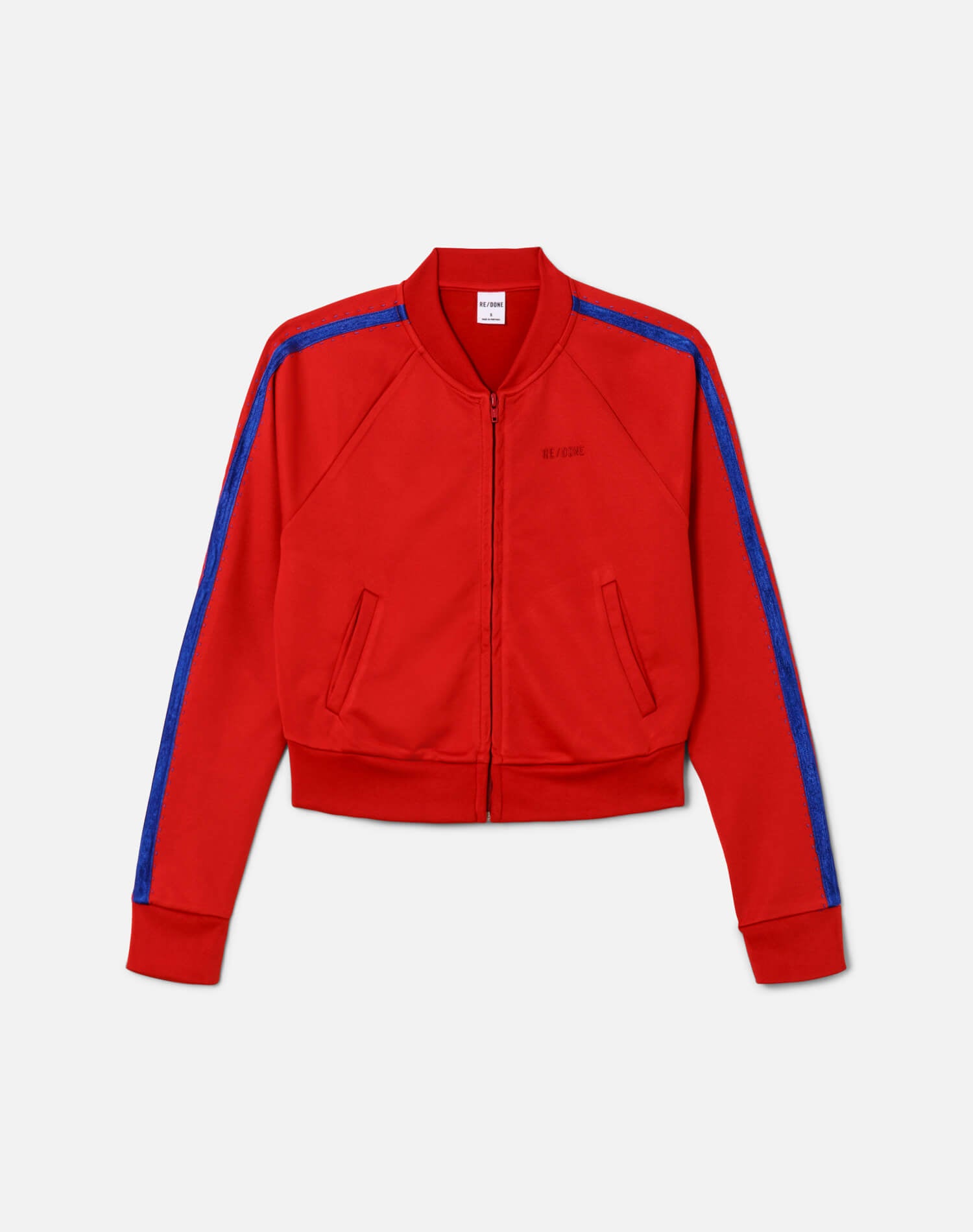 Sunland Track Jacket - Crimson Cobalt