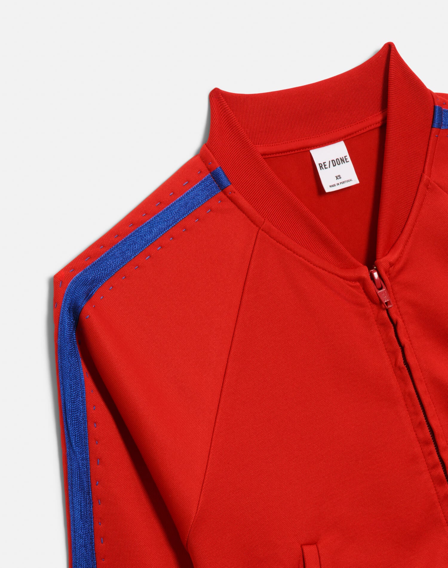 RE/DONE | Sunland Track Jacket in Crimson Cobalt