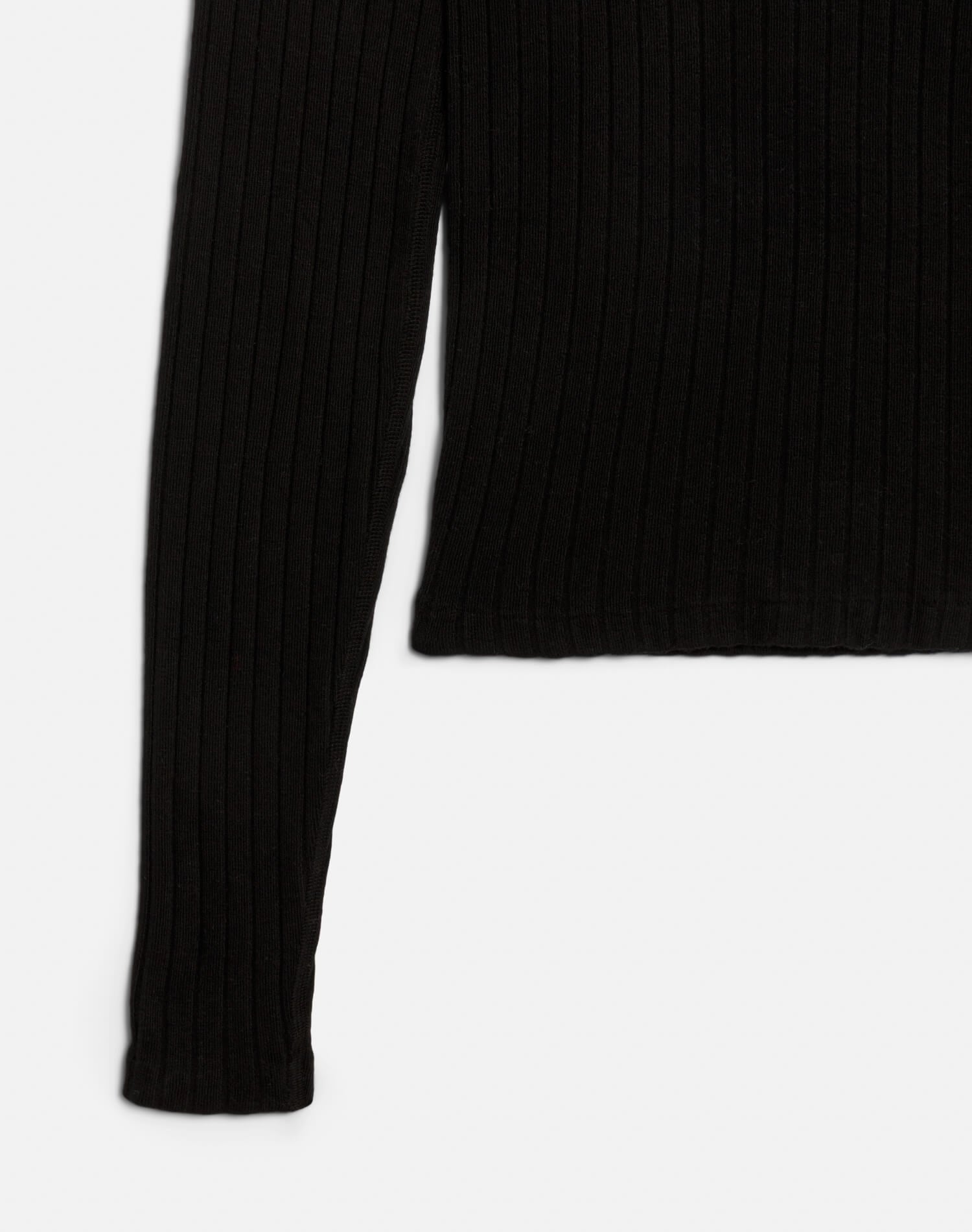 Hanes Hemp V Neck Baby Long Sleeve - Black