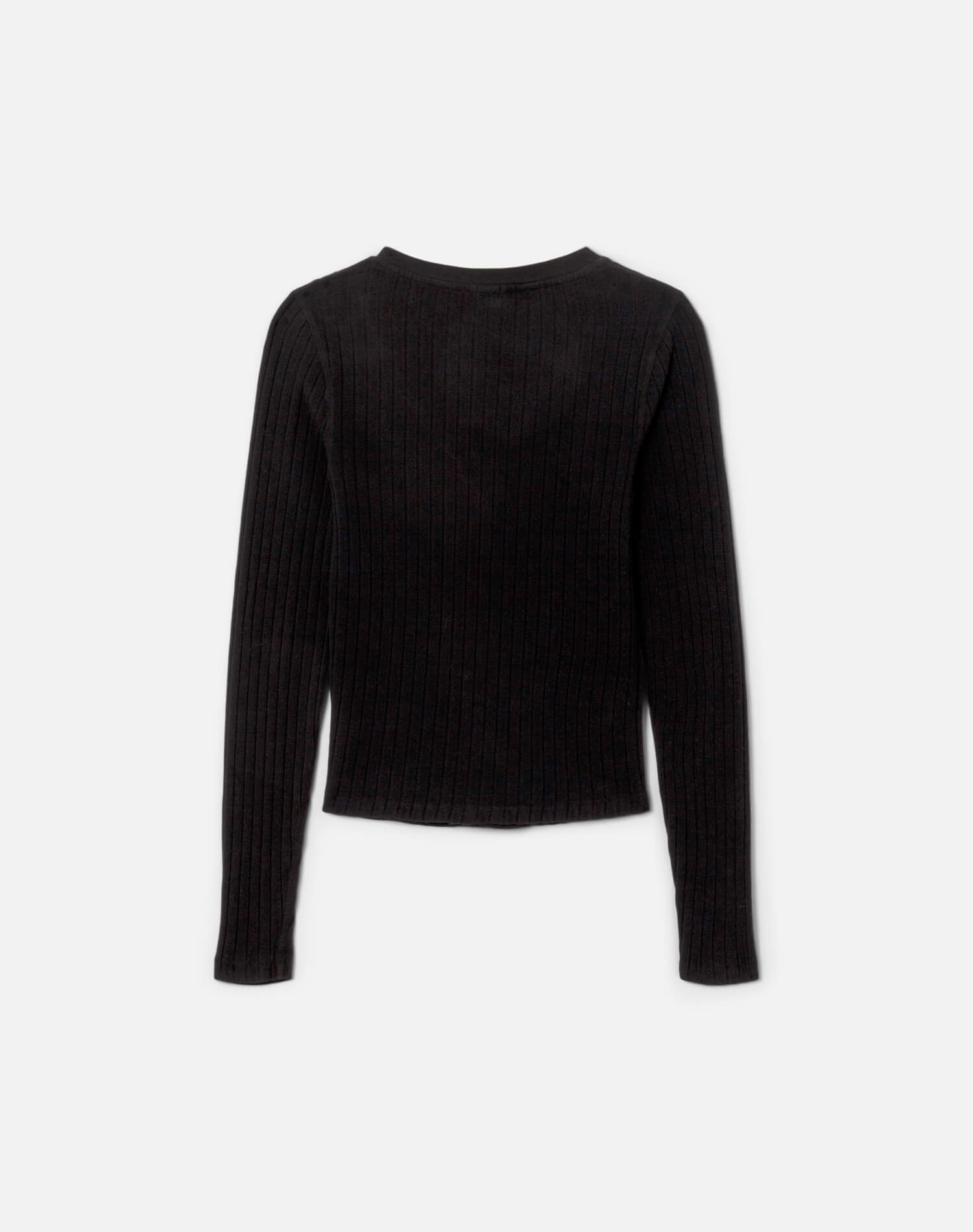 Hanes Hemp V Neck Baby Long Sleeve - Black