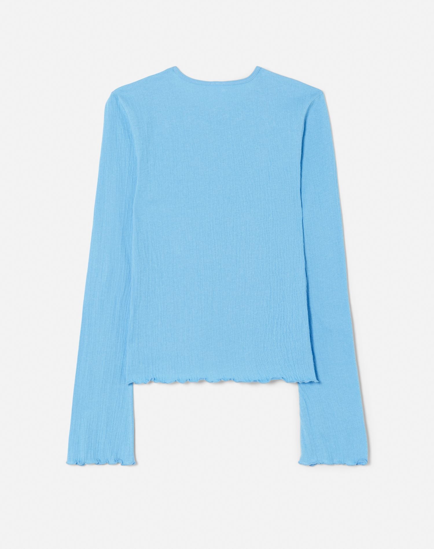 Hanes Crinkle Bell Long Sleeve - Carolina Blue