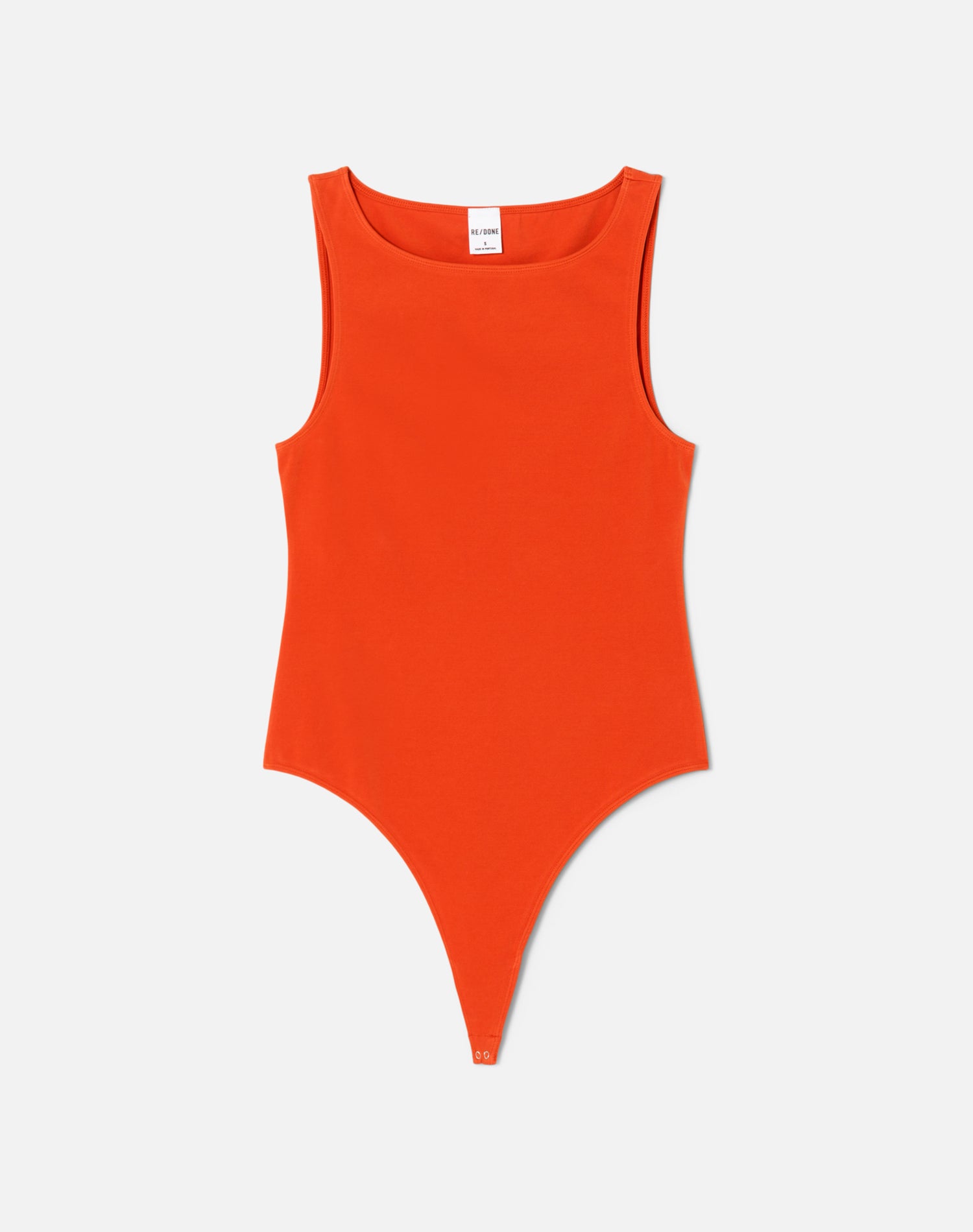 High Neck Bodysuit - Persimmon