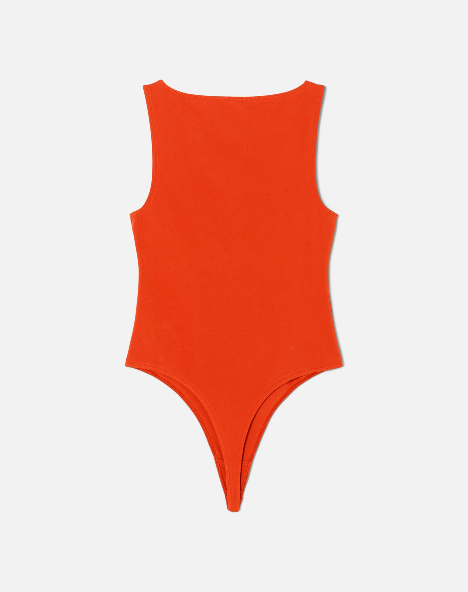 High Neck Bodysuit - Persimmon