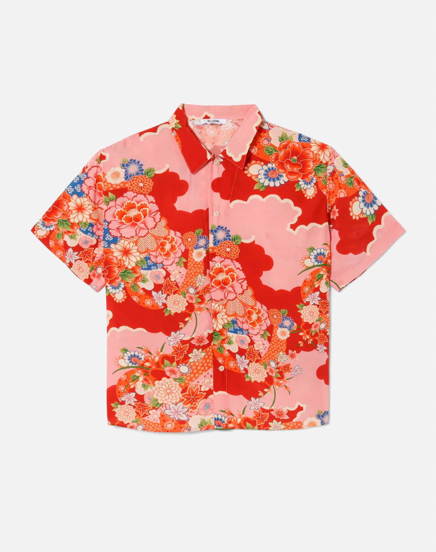 Aloha Shirt - Scarlet Floral