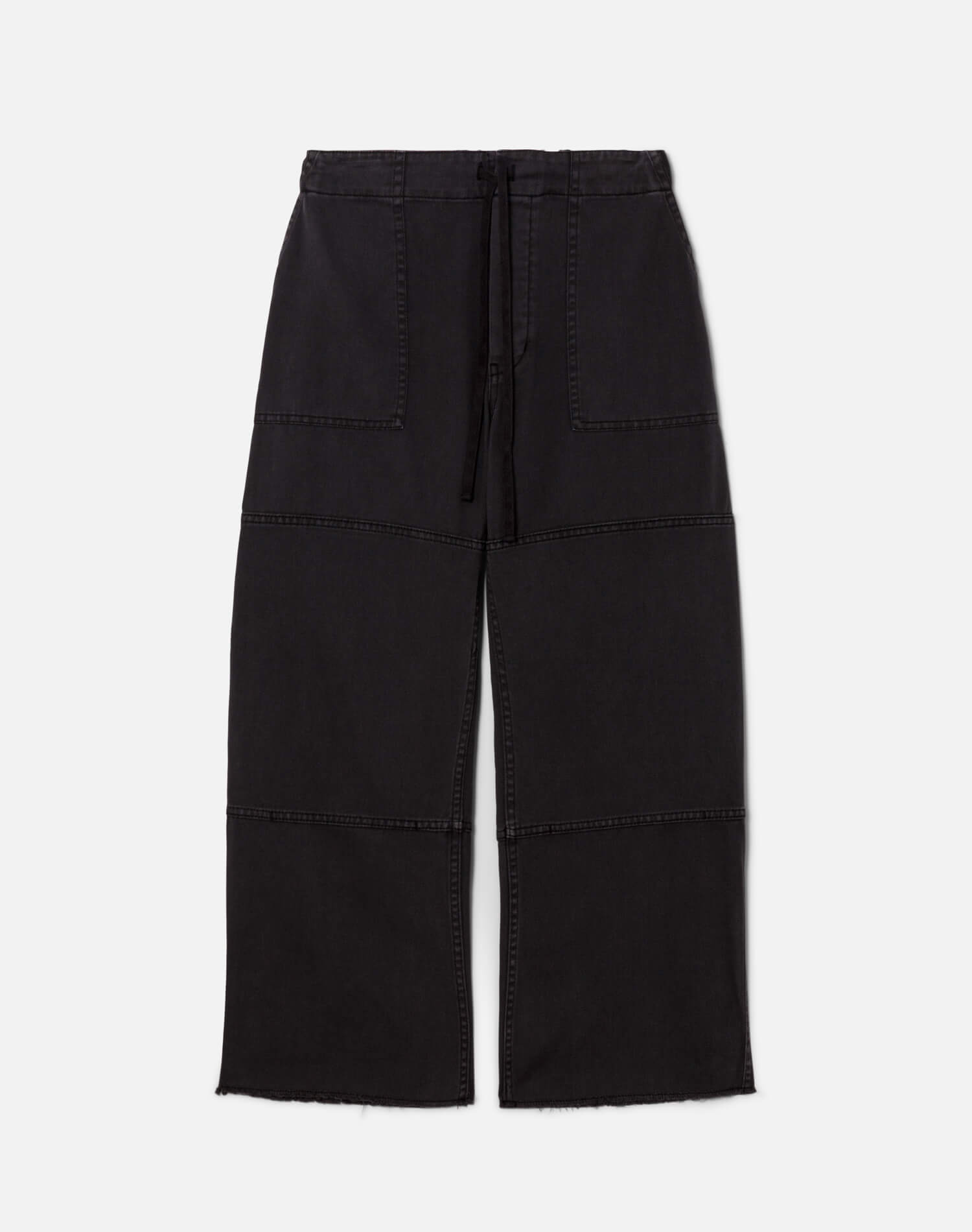 Beach Pant Crop - Washed Black