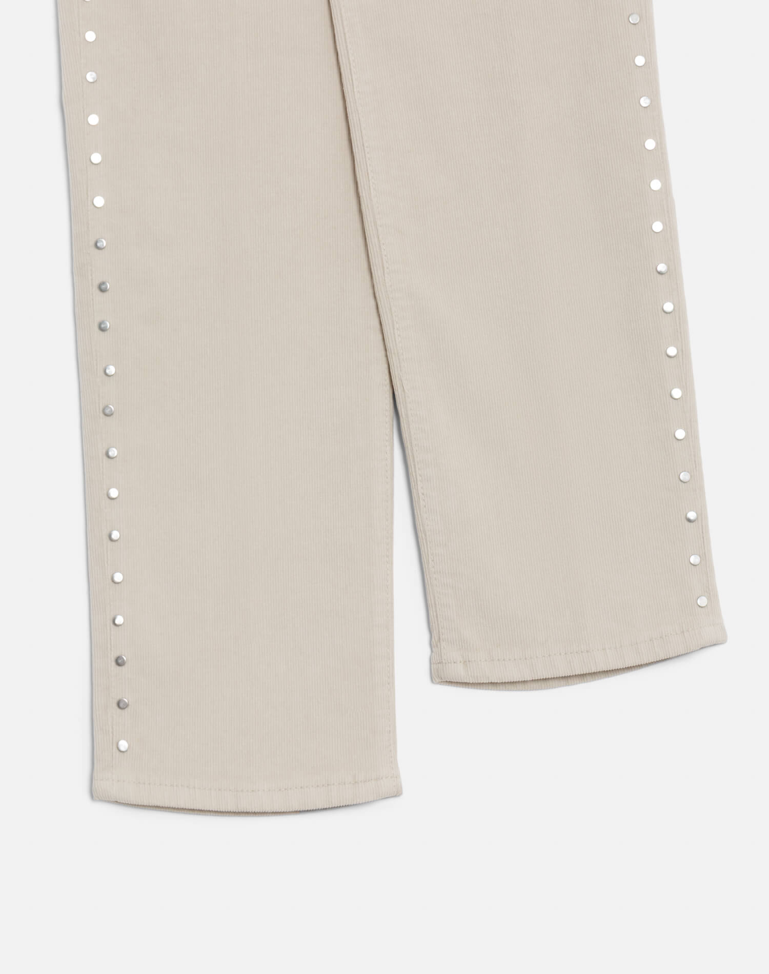 Comfort Stretch Corduroy 70s Stove Pipe - Vintage Pearl Stud