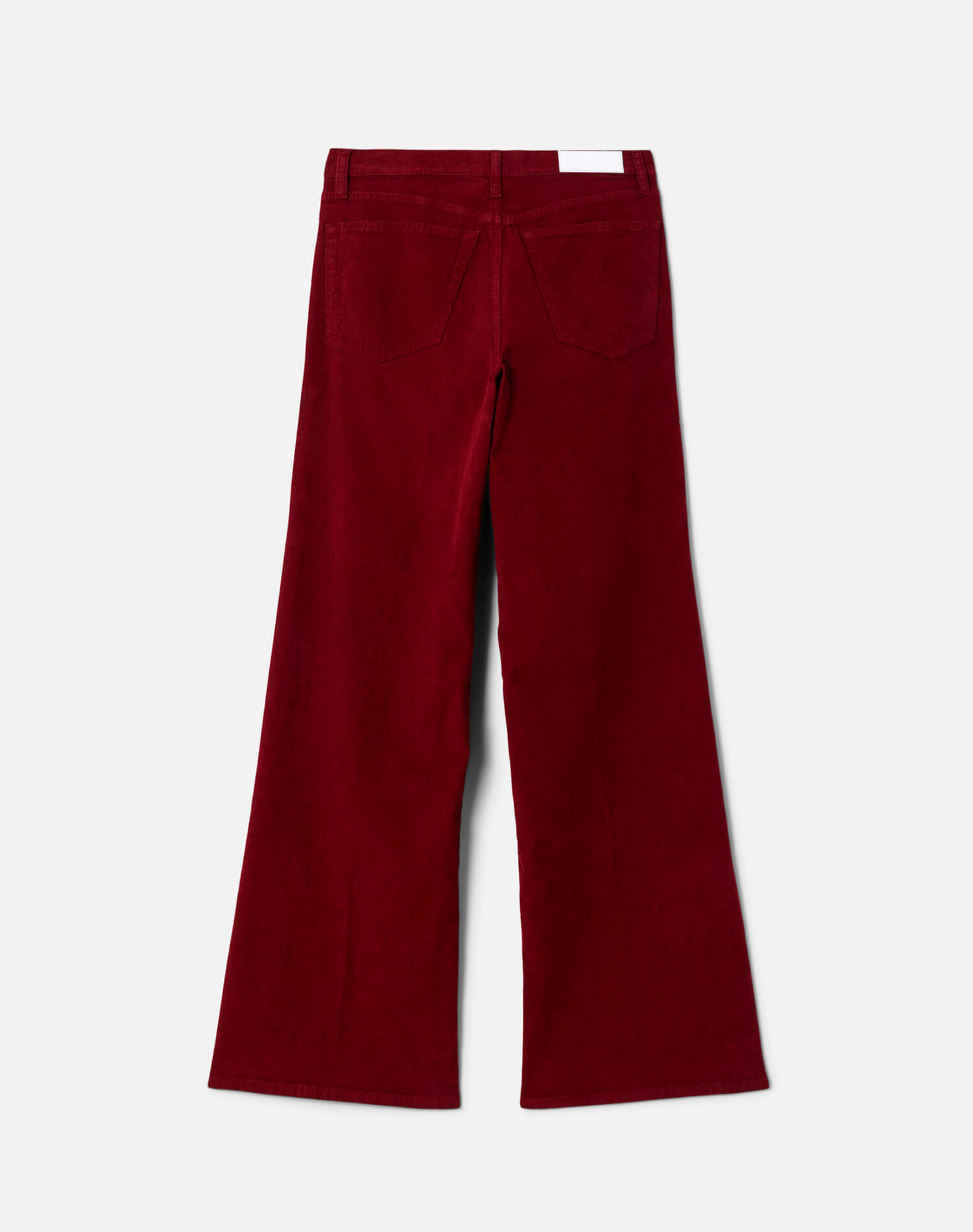 High Rise Wide Leg - Beet Cord
