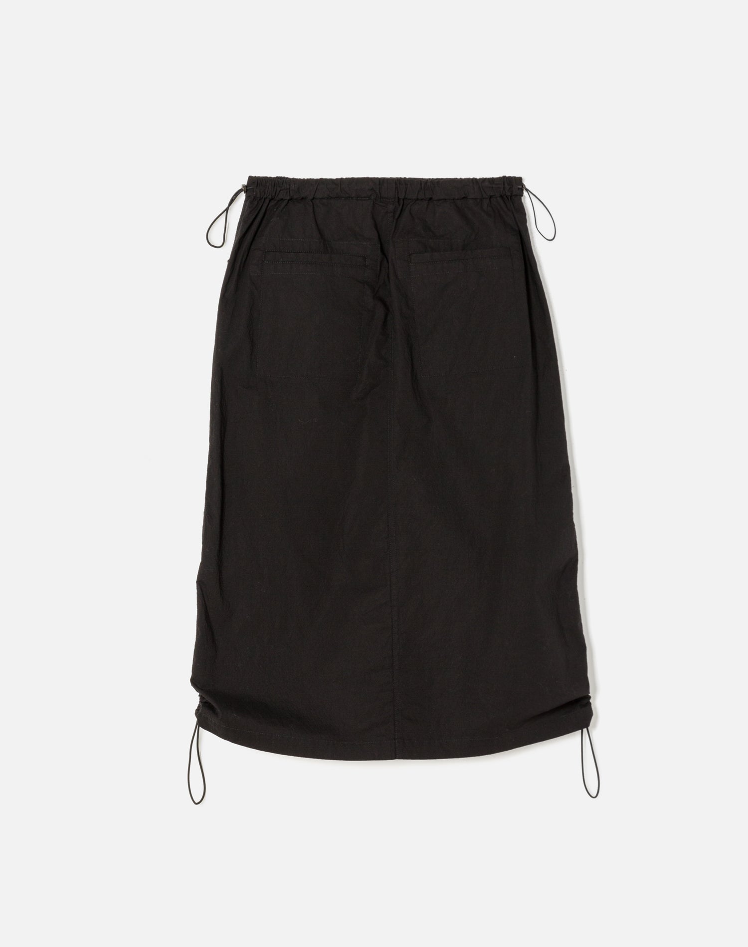 Crinkle Parachute Skirt - Black