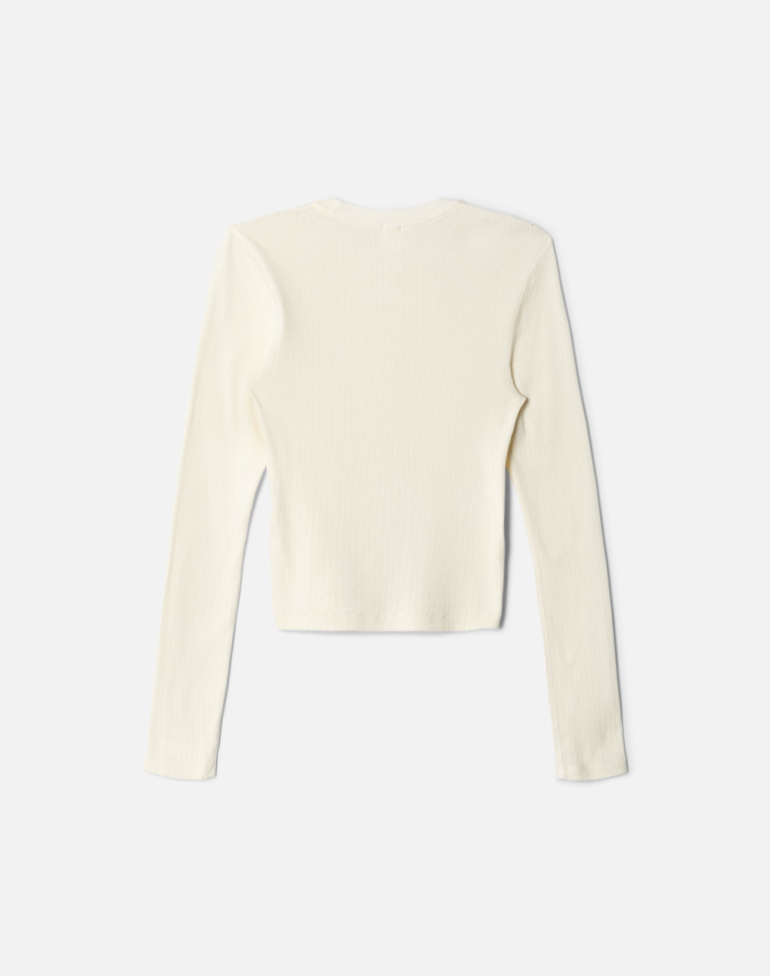 Hanes 90s Pointelle Baby Long Sleeve - Vintage White