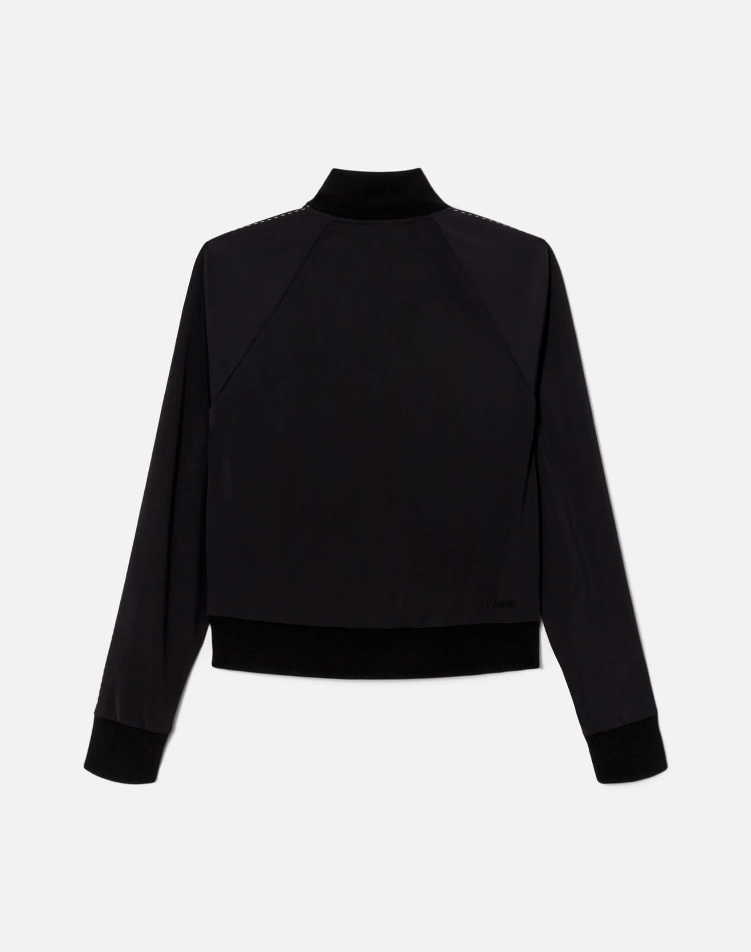 Chloe Track Jacket - Black With White