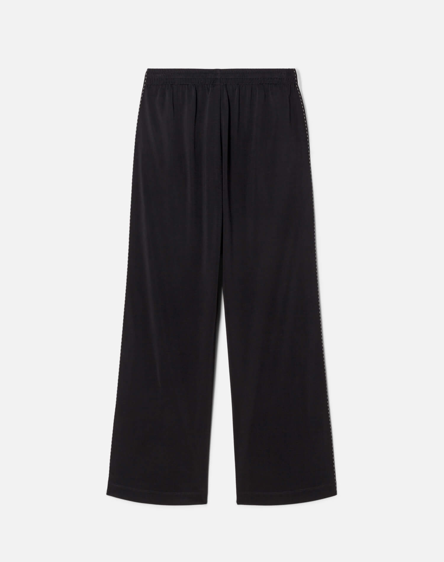 Mel Track Pant - Black With White