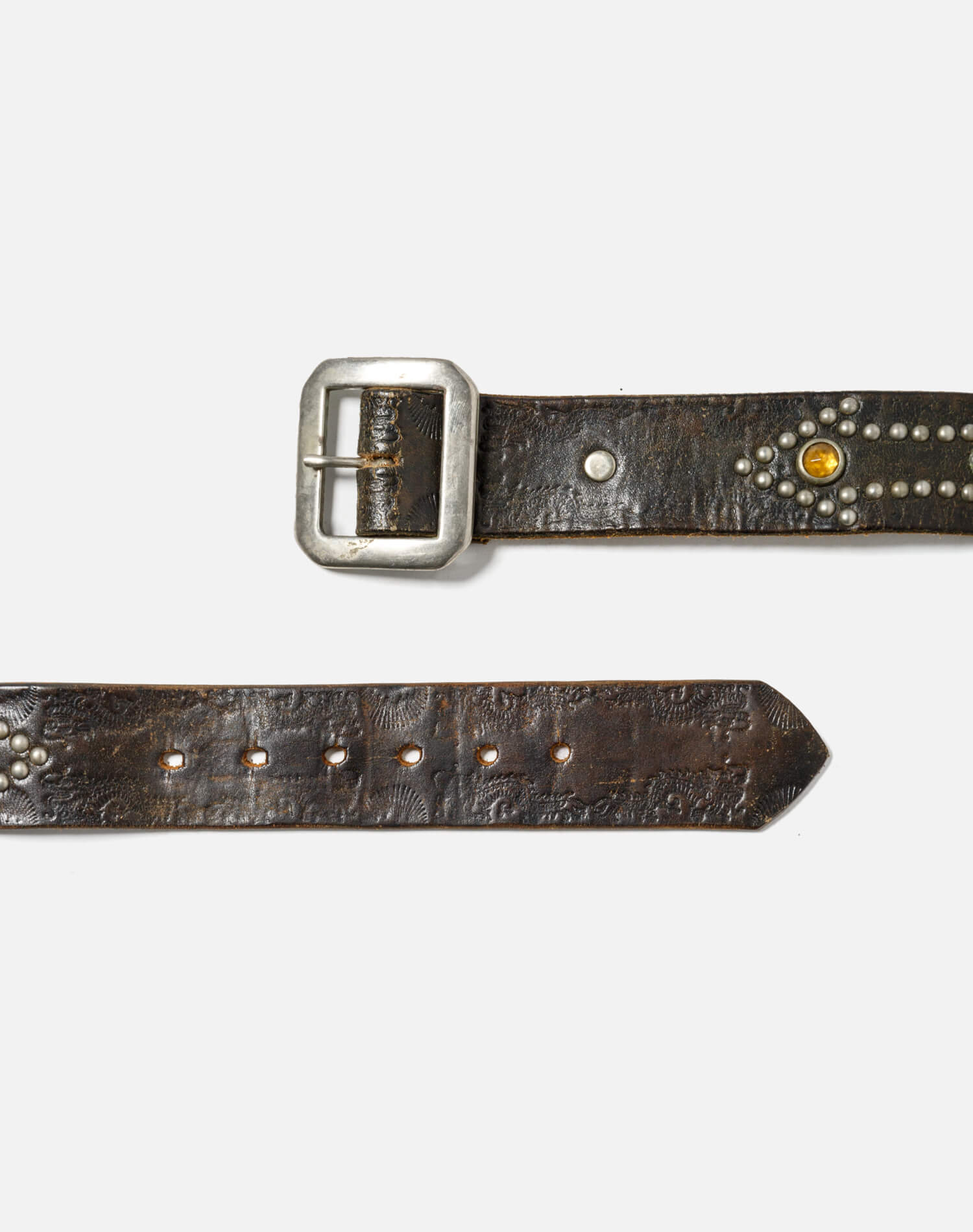 Upcycled Custom Belt - Brown