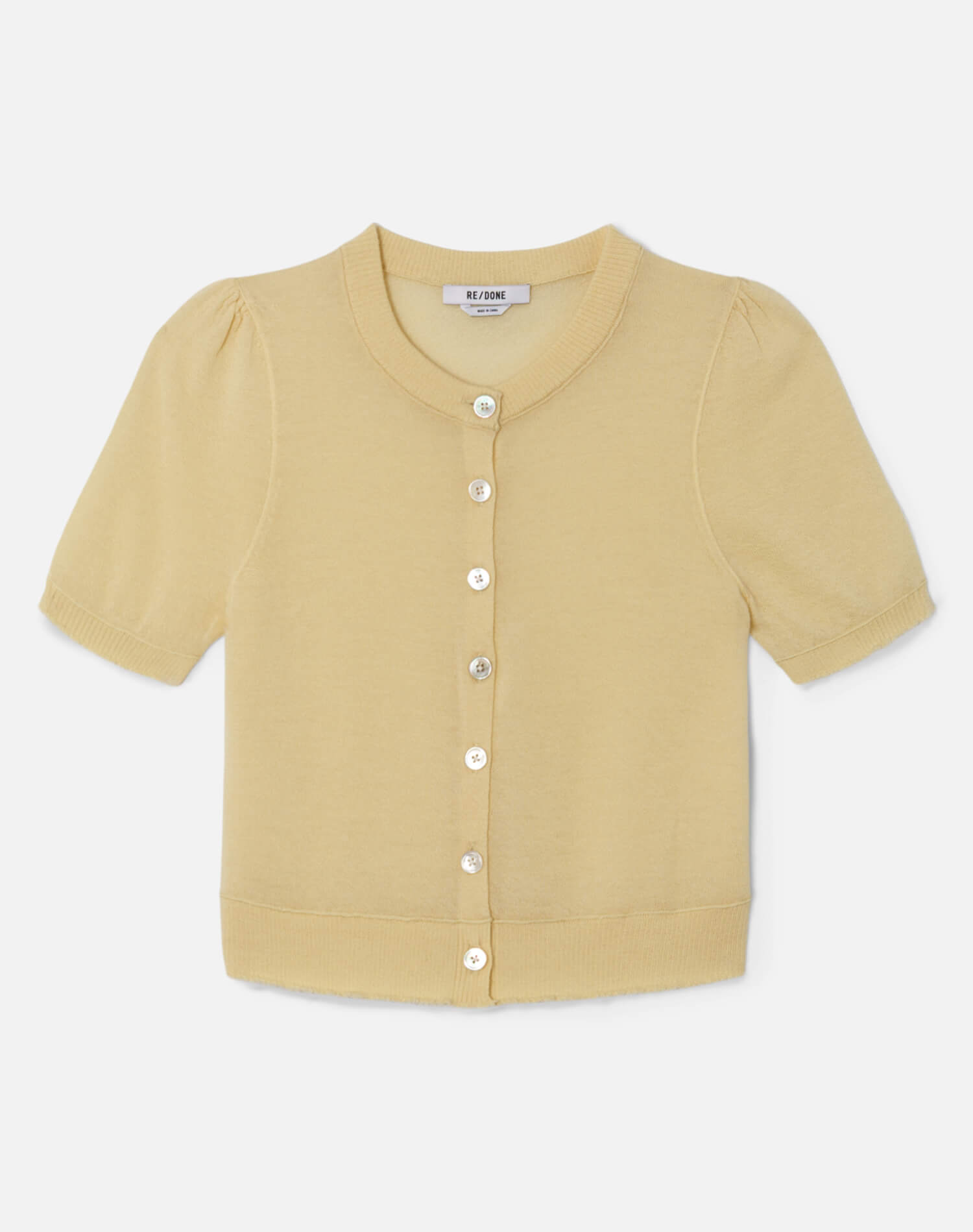 The Drift Cashmere Cardigan - Shortbread