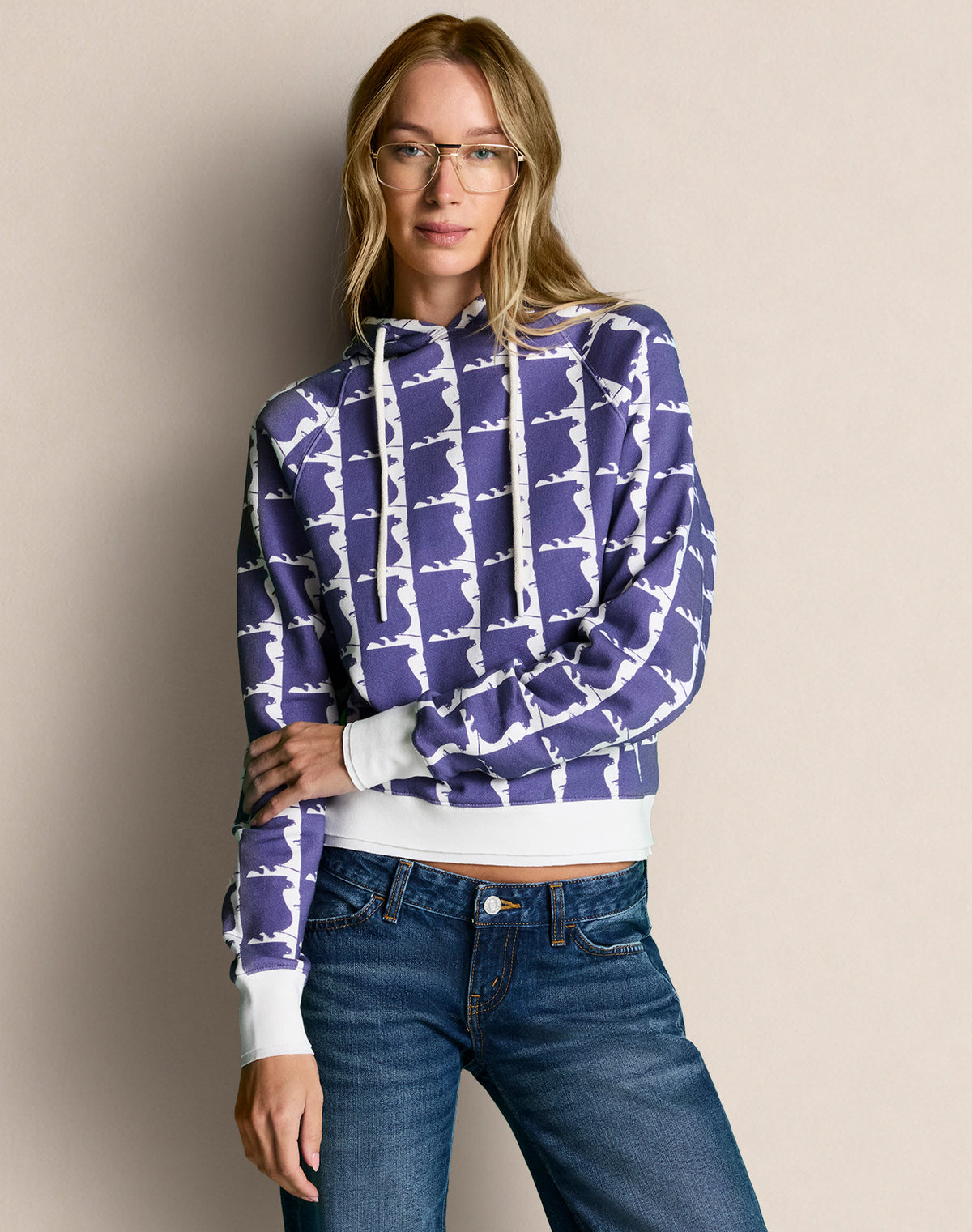 Suzuki Pullover Kaia All Over - Optic White