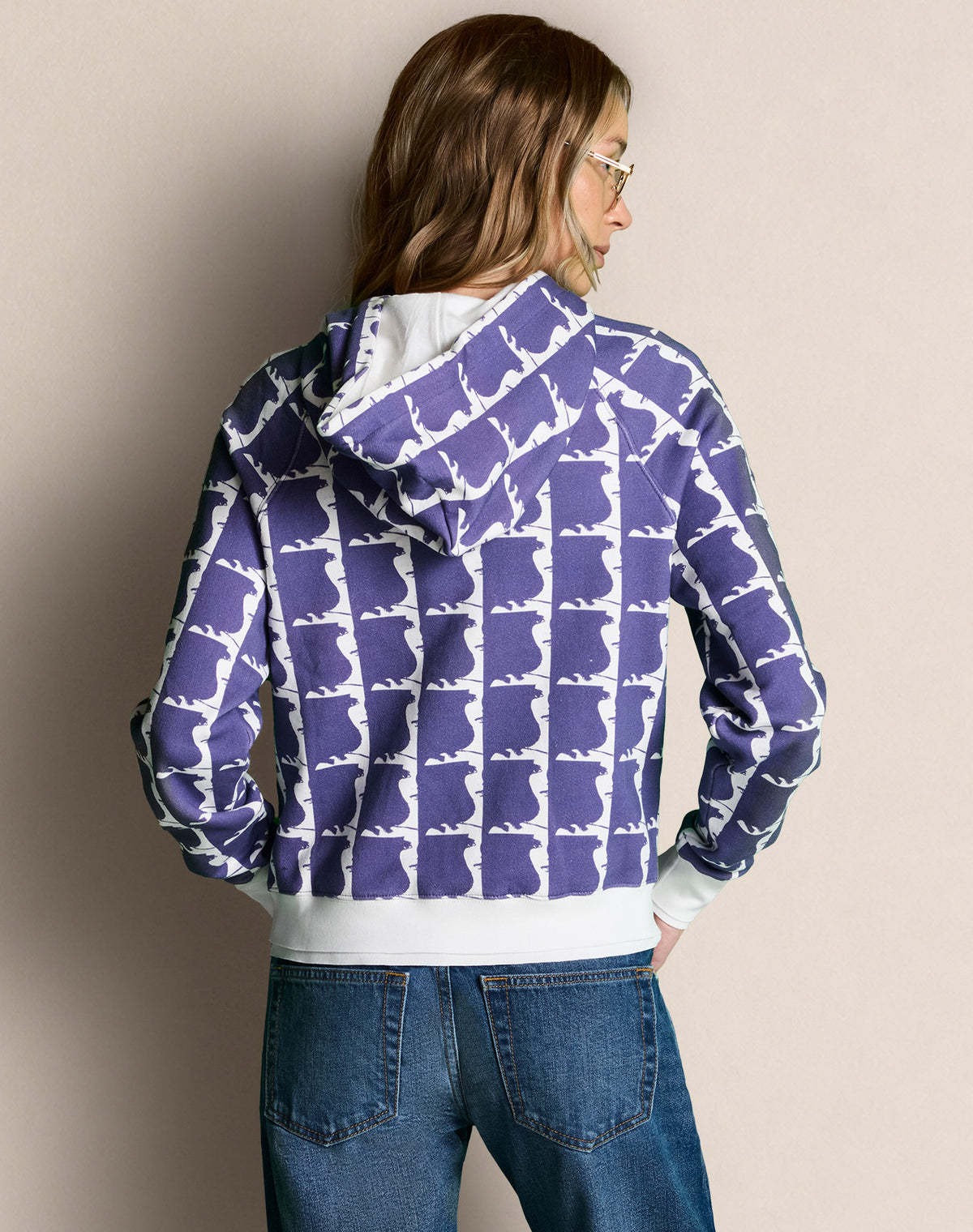 Suzuki Pullover Kaia All Over - Optic White