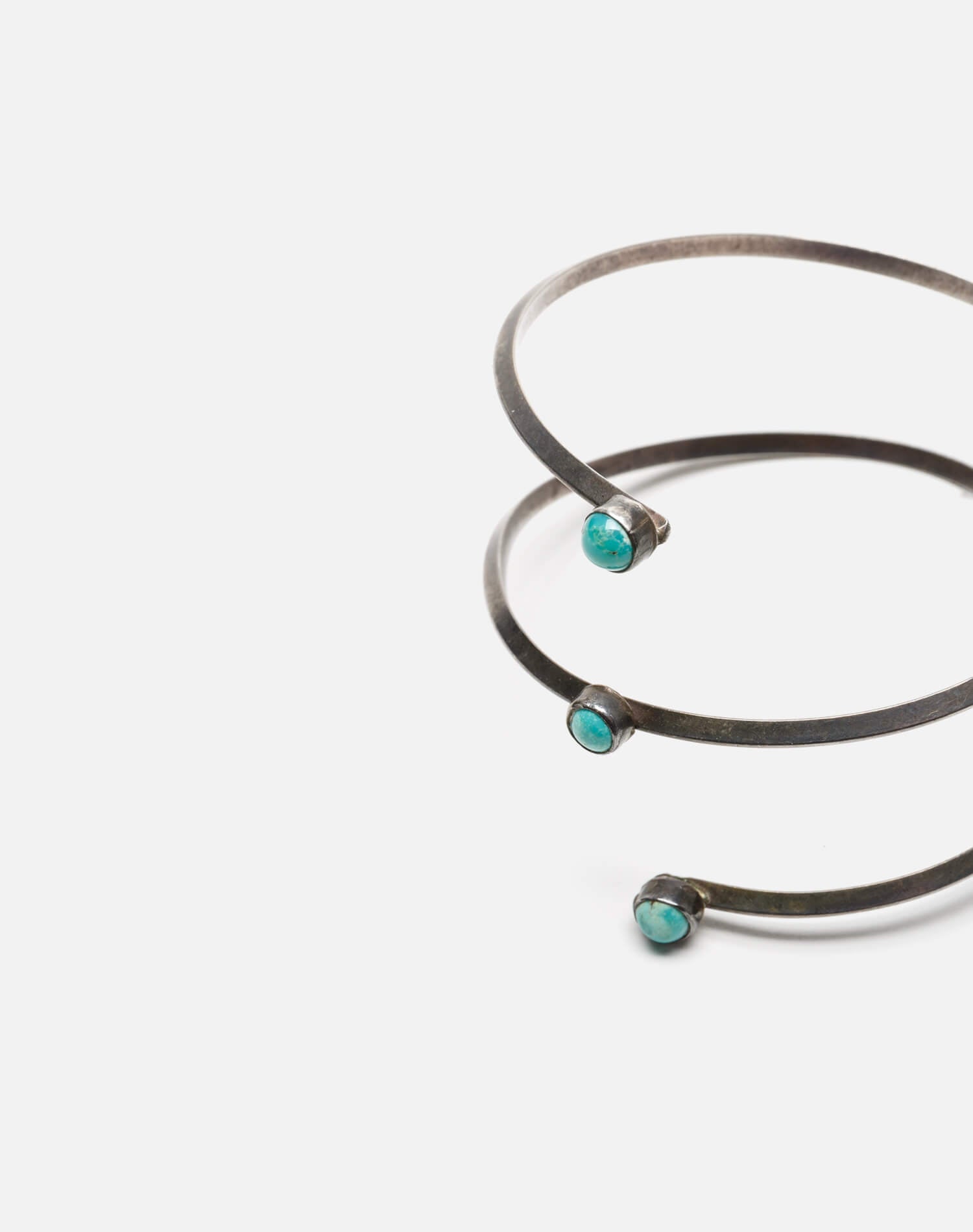 60s Navajo Sterling and Turquoise Arm Cuff
