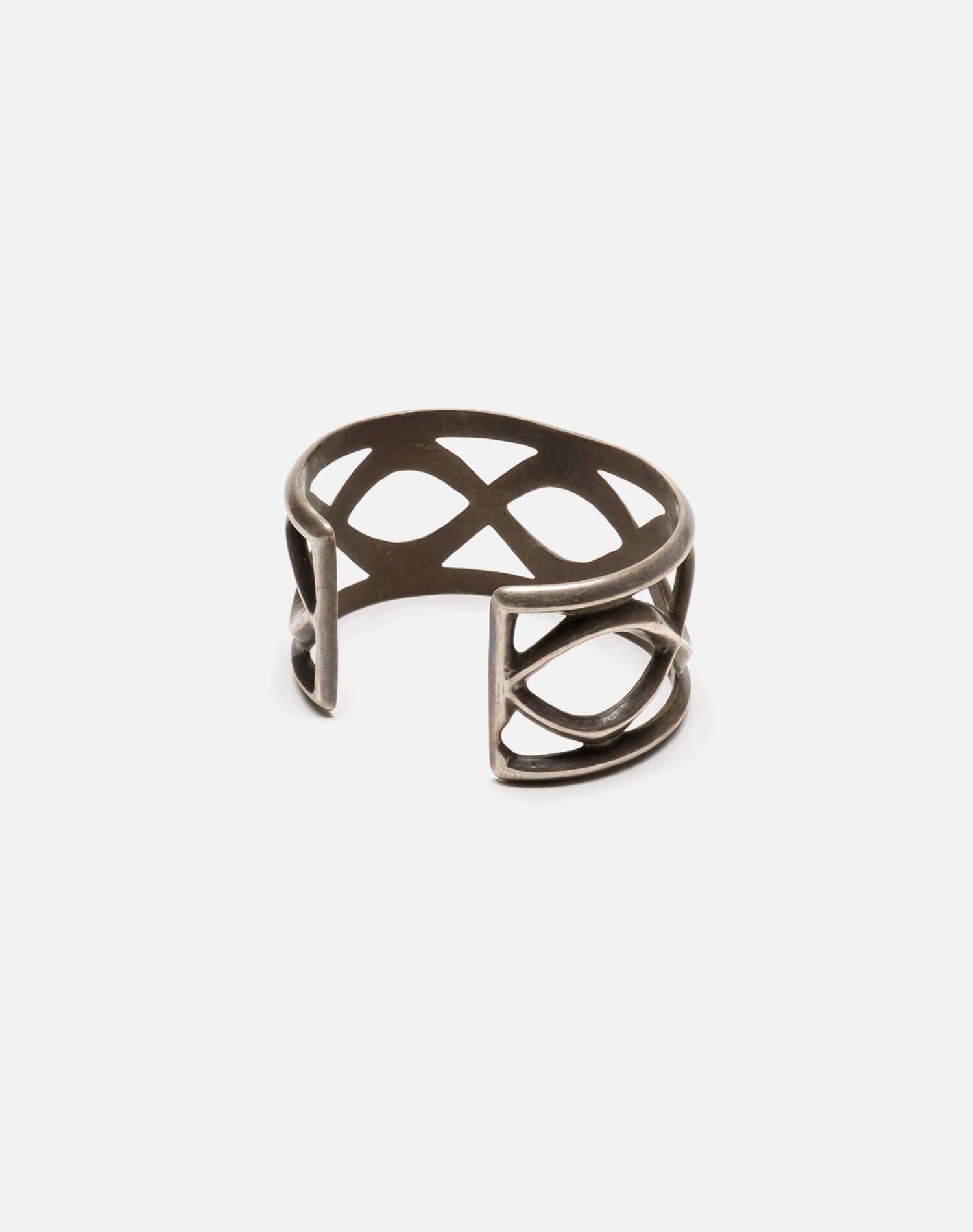 60s Navajo Swirl Silver Cuff 54g