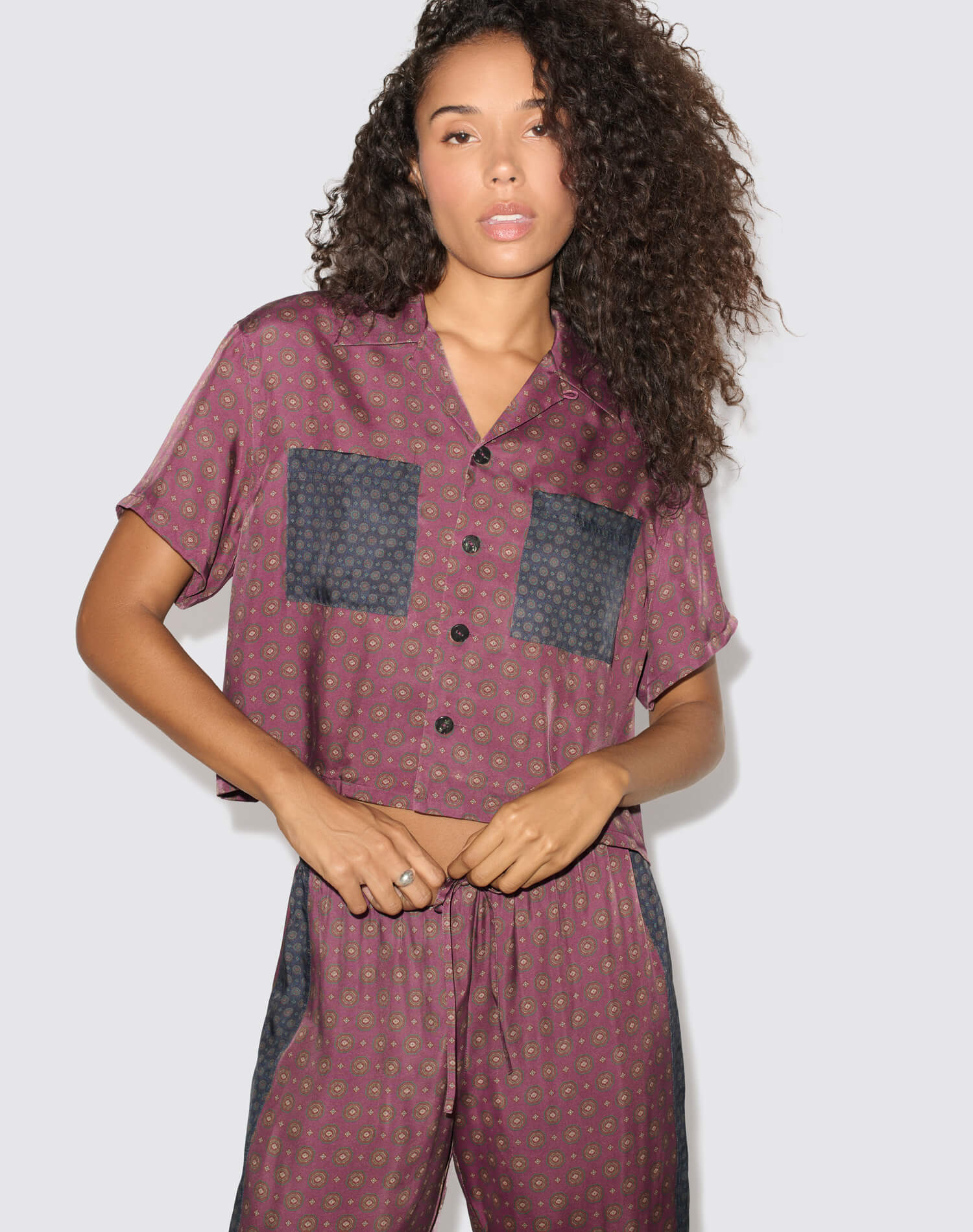 Reece Shirt - Mixed Tie Print