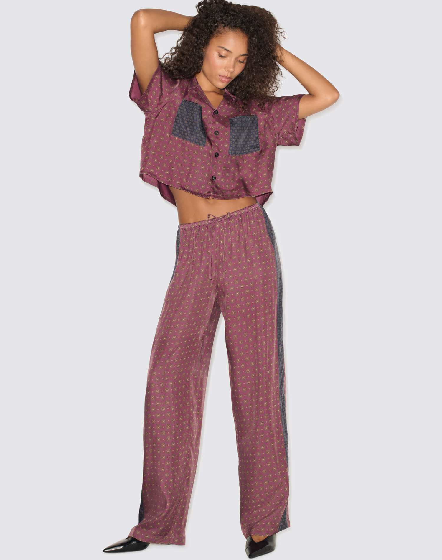 Reece Shirt - Mixed Tie Print