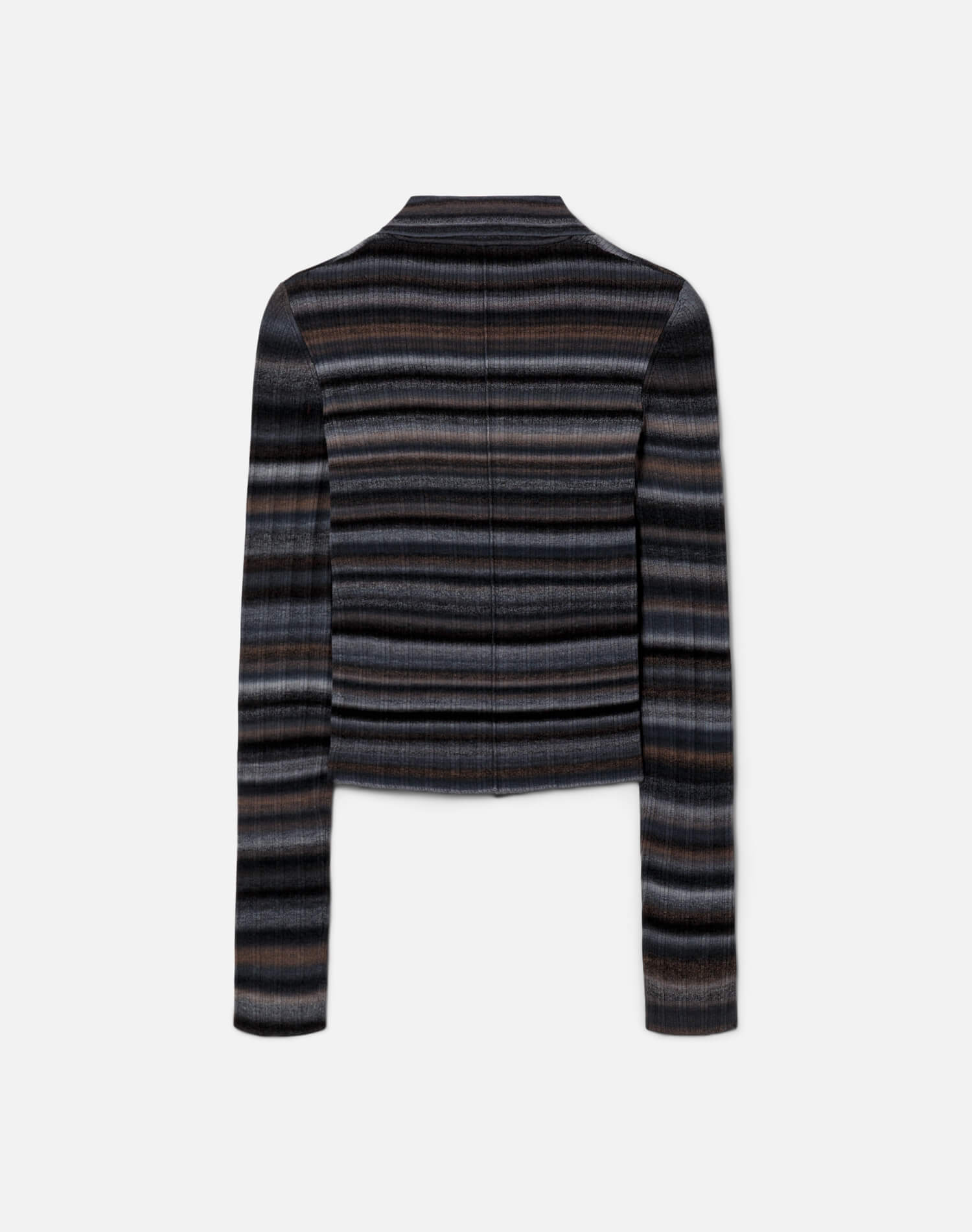 Ribbed Polo Cardi - Black Combo