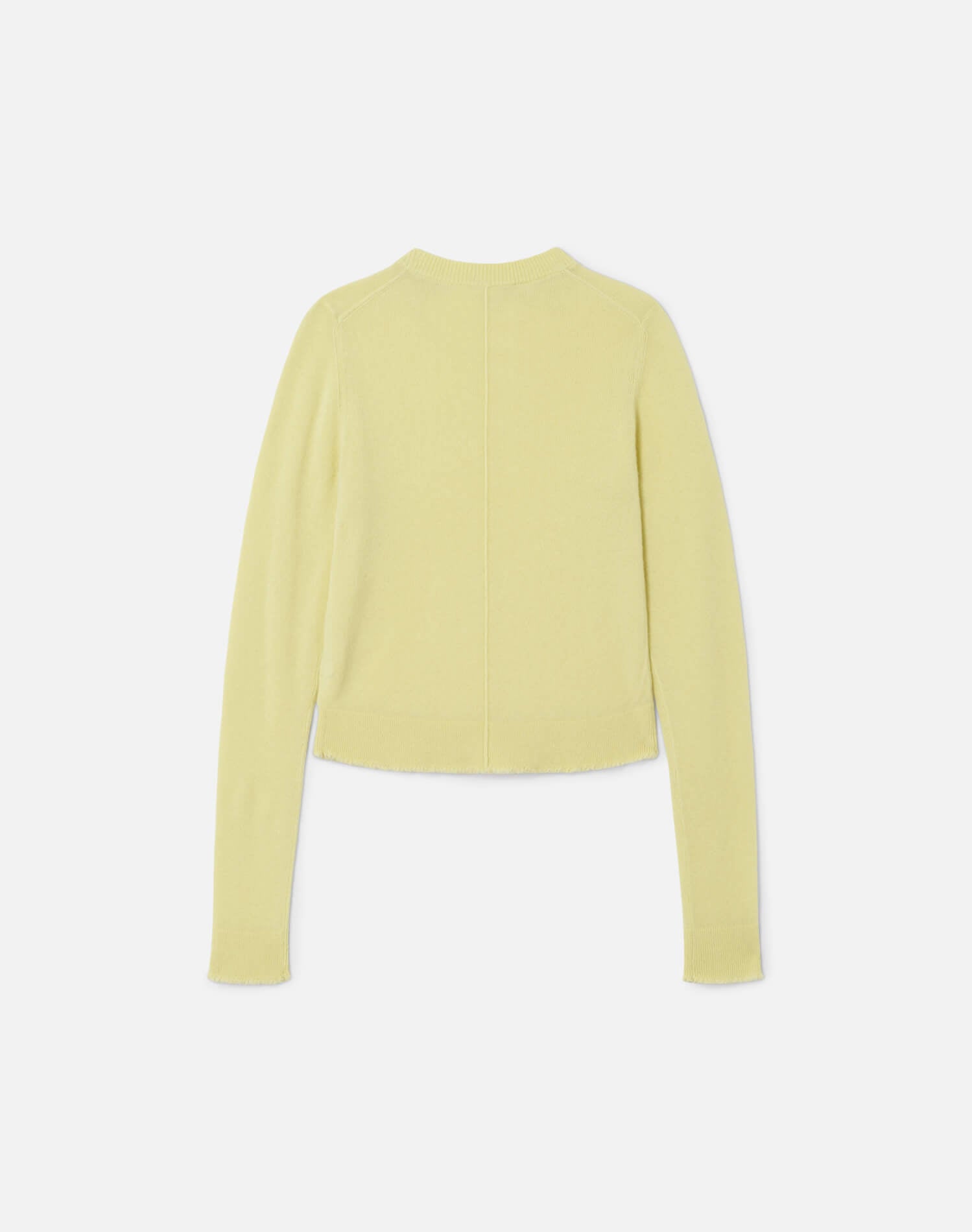 Cashmere Crewneck Pullover - Limeade